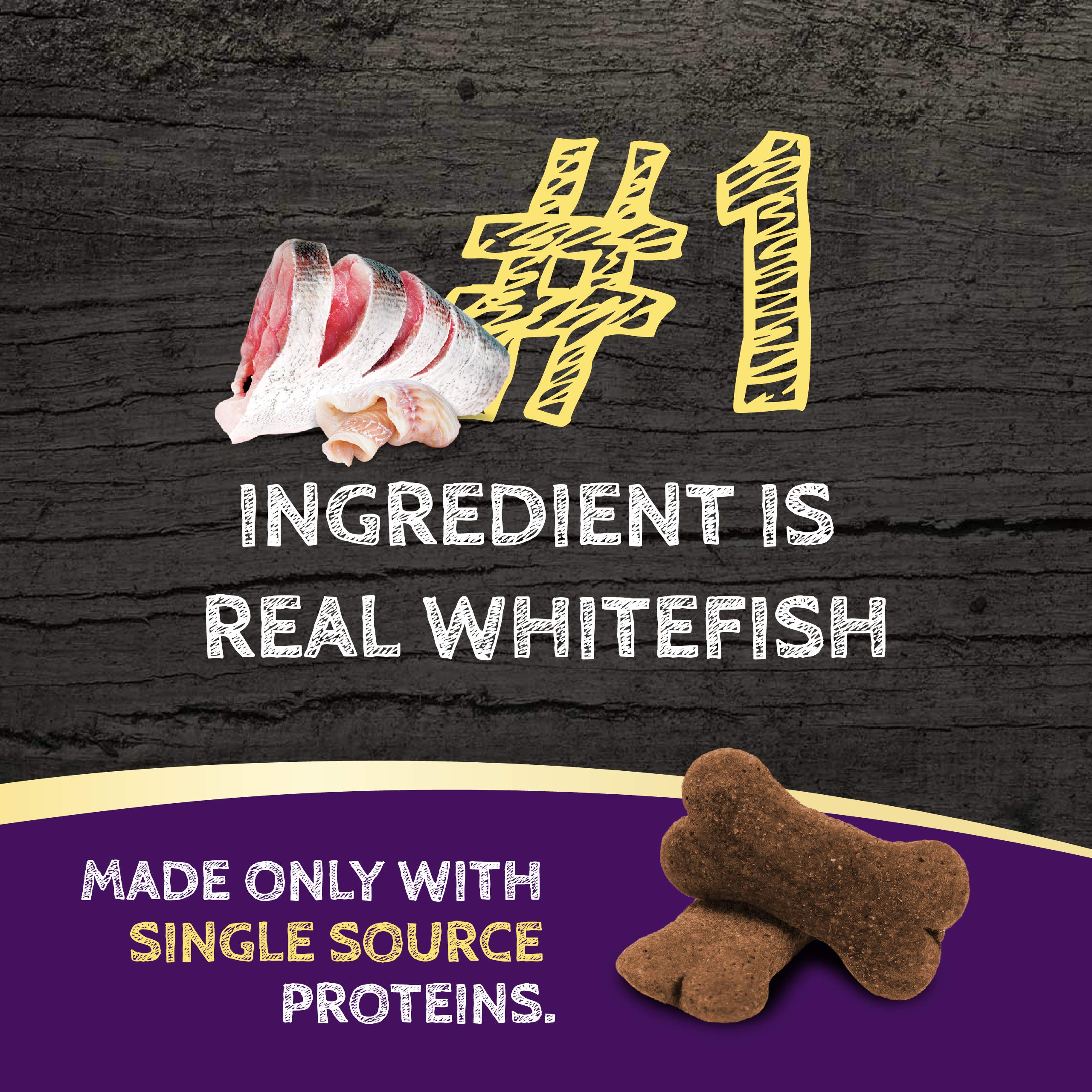 Zignature Whitefish Limited Ingredient Formula Biscuit Dog Treats 12oz