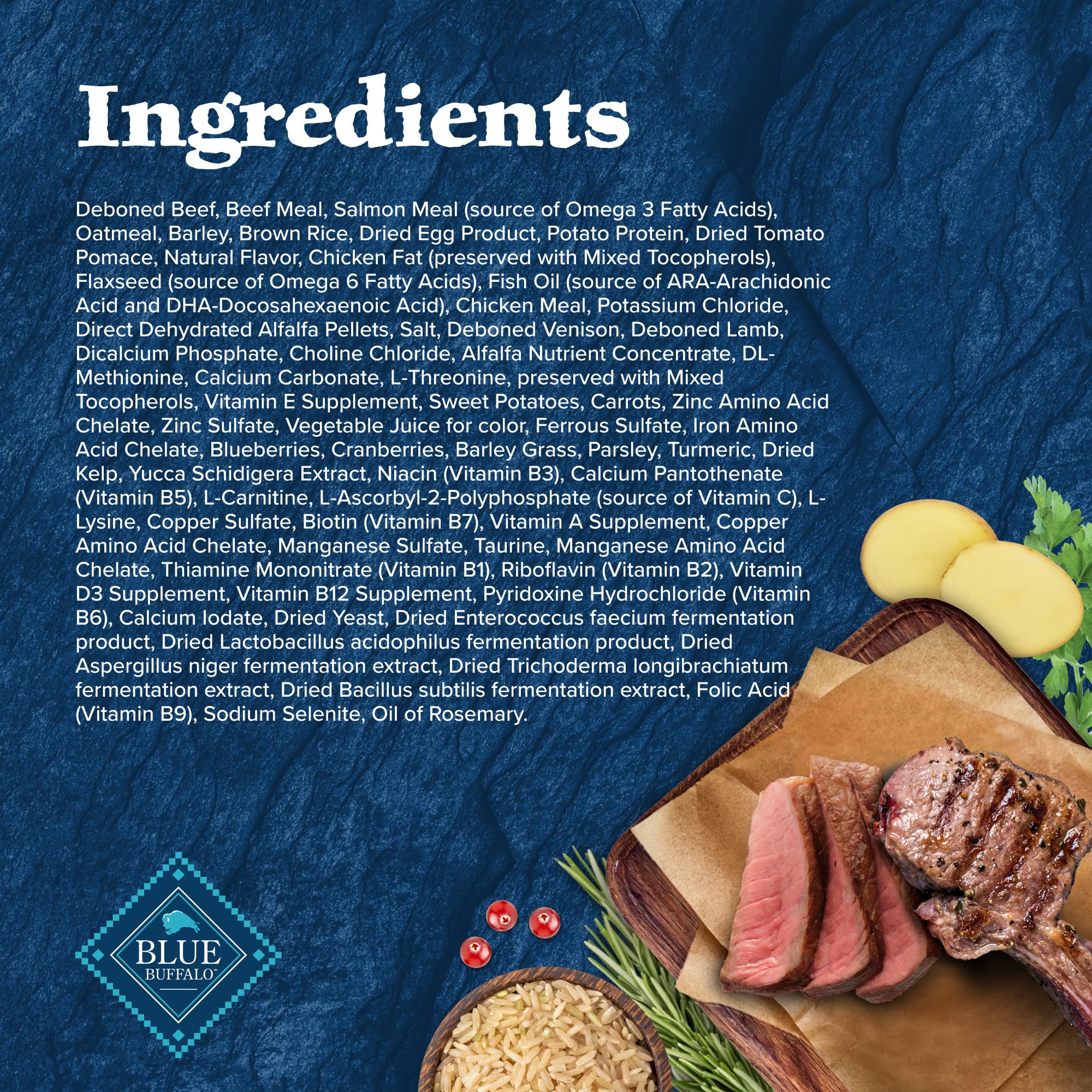 Blue Buffalo Wilderness Rocky Mountain Recipe High-Protein Dry Puppy Food with DHA, Made in the USA with Natural Ingredients Plu