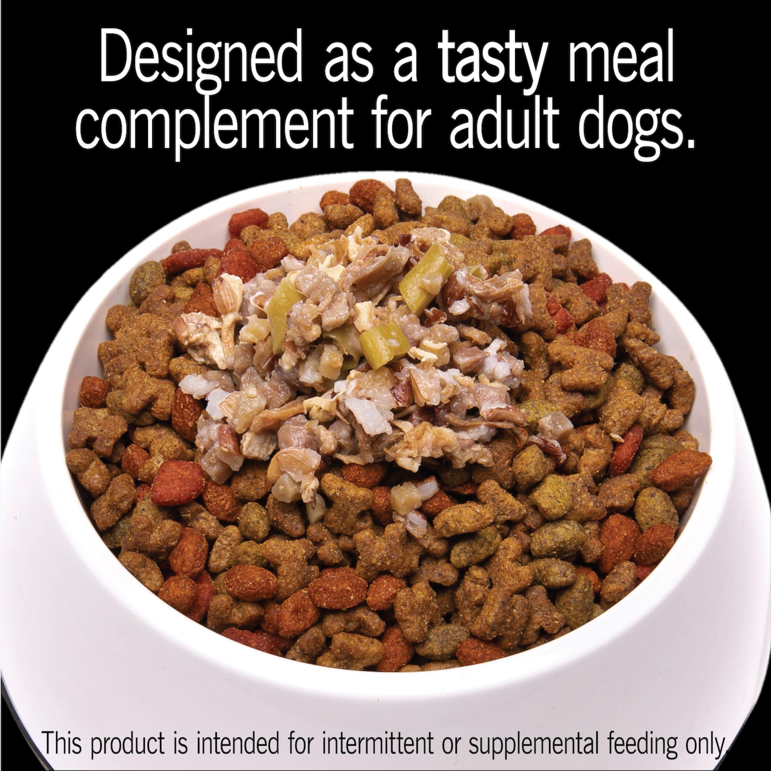 CESAR SIMPLY CRAFTED Adult Soft Wet Dog Food Meal Topper Beef, Chicken, Purple Potatoes, Green Beans & Red Rice, (10) 1.3 oz. Tu