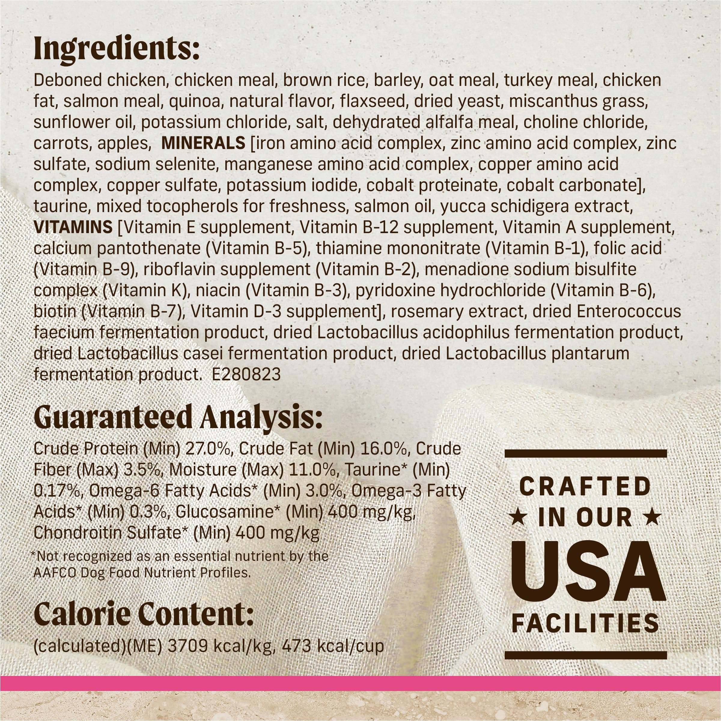 Merrick Healthy Grains Premium Dry Dog Food For Small Dogs, Wholesome and Natural Kibble, Small Breed Recipe - 4.0 lb. Bag