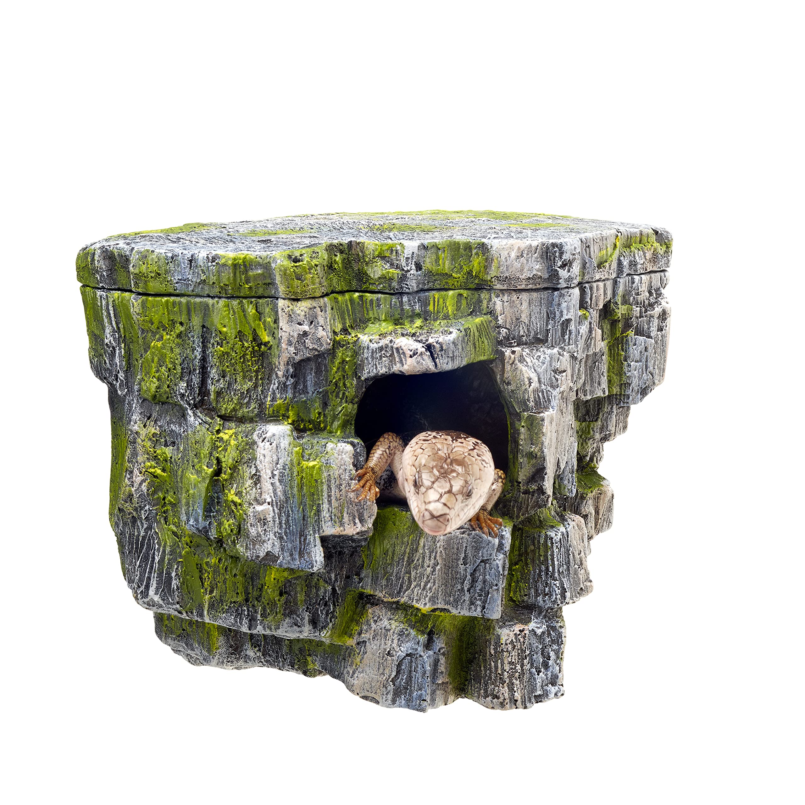 Zilla Vertical Décor Rock Cave 8.75 X 5.875 X 7.25',Grey