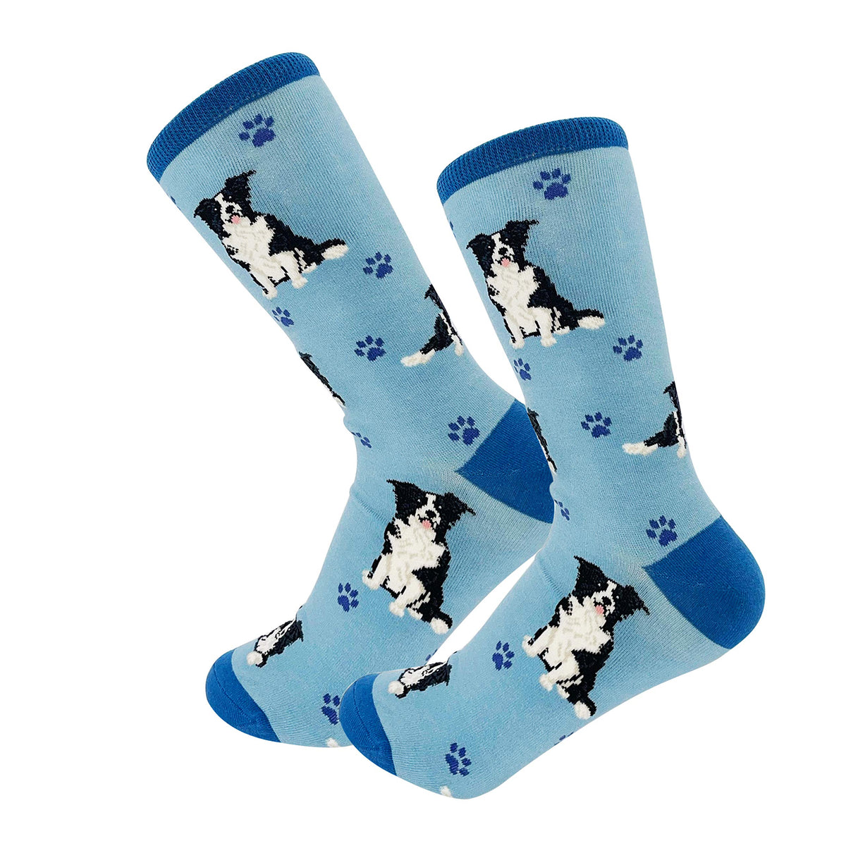 Pet Lover Socks - Fun - All Season - One Size Fits Most - For Women And Men - Dog Gifts (Border Collie)