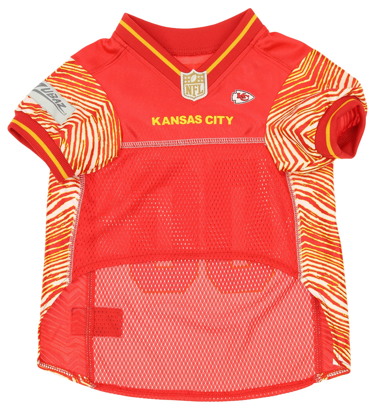 Zubaz X Pets First Nfl Kansas City Chiefs Jersey For Dogs & Cats, Xxl