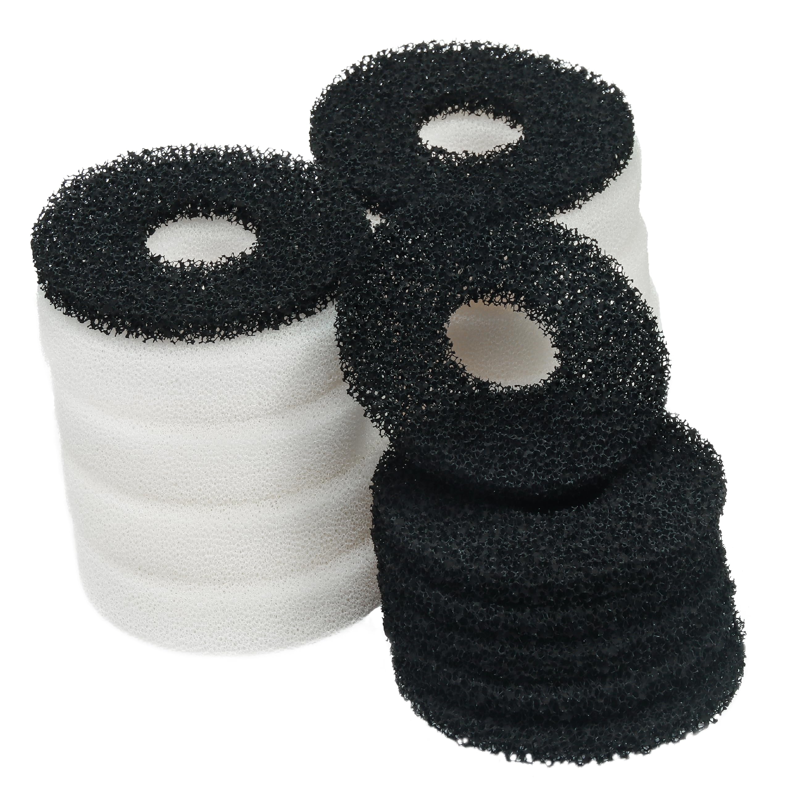 LTWHOME Compatiable Foam and Carbon Rings Fit for Biorb Filter Set/Service Kit (Pack of 16)