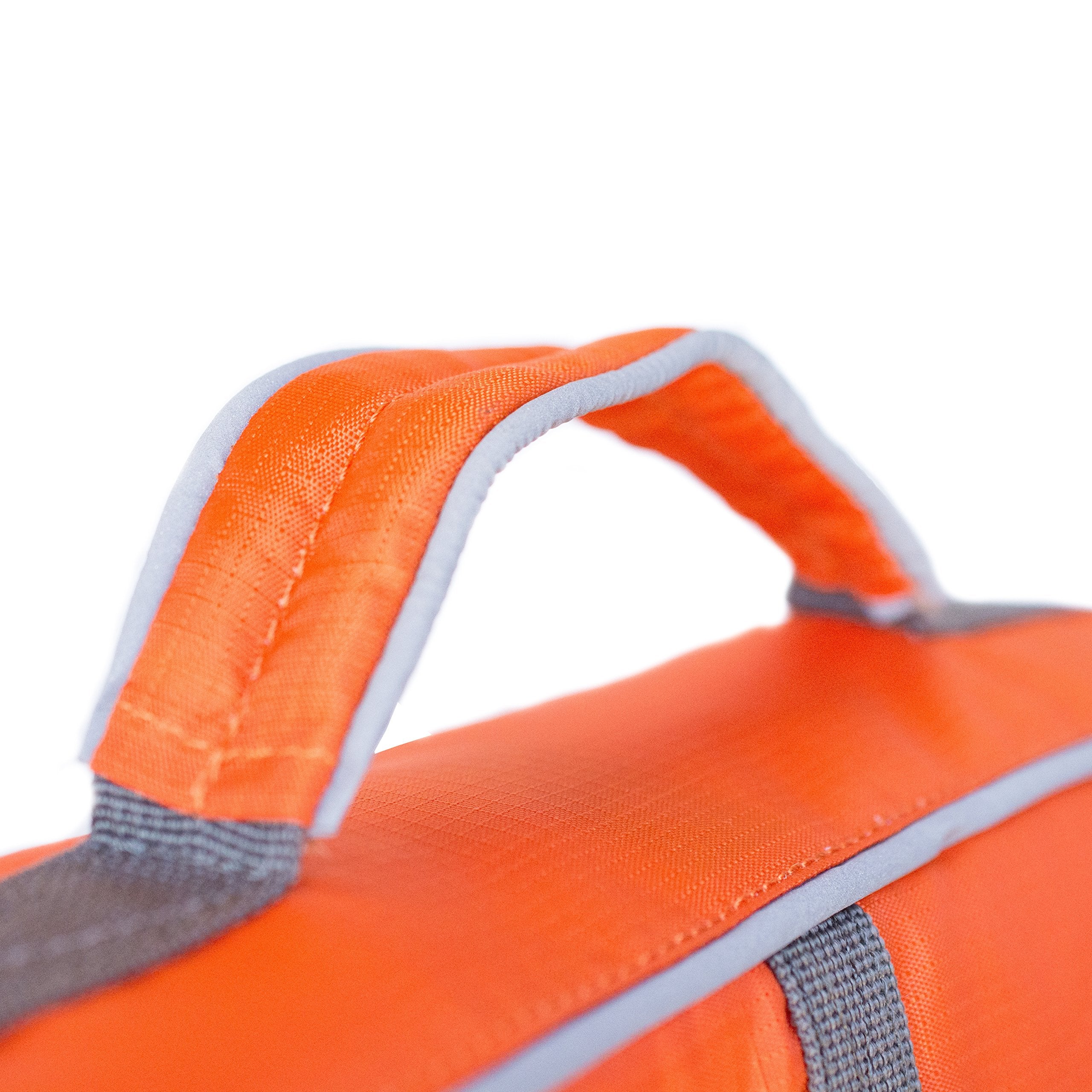 Outward Hound Granby Splash Orange Dog Life Jacket, Small