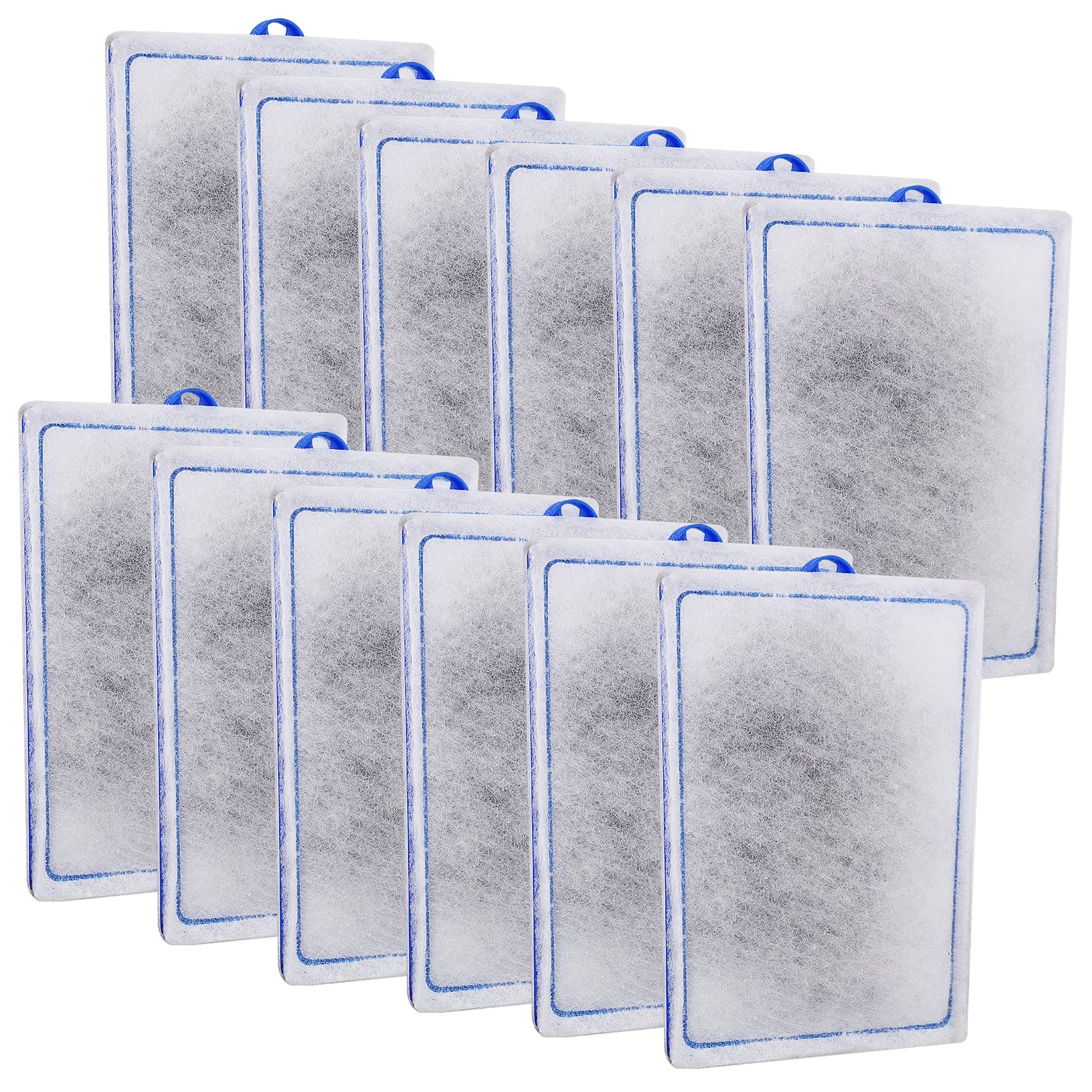 Xbbwmrs 12-Pack Large Aquarium Filter Cartridges Compatible With Whisper Bio-Bag Power Filters - Assembled