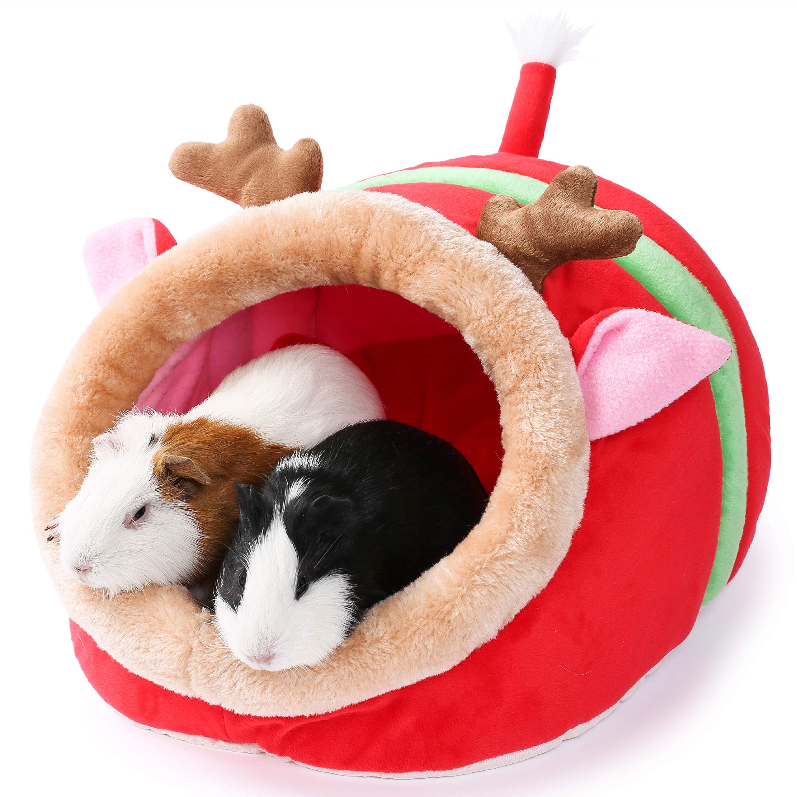 Janyoo Small Pet Gerbil Hedgehog Guinea Pig Bed Accessories Cage Toys Bearded Dragon House Hamster Supplies Habitat Ferret Rat F