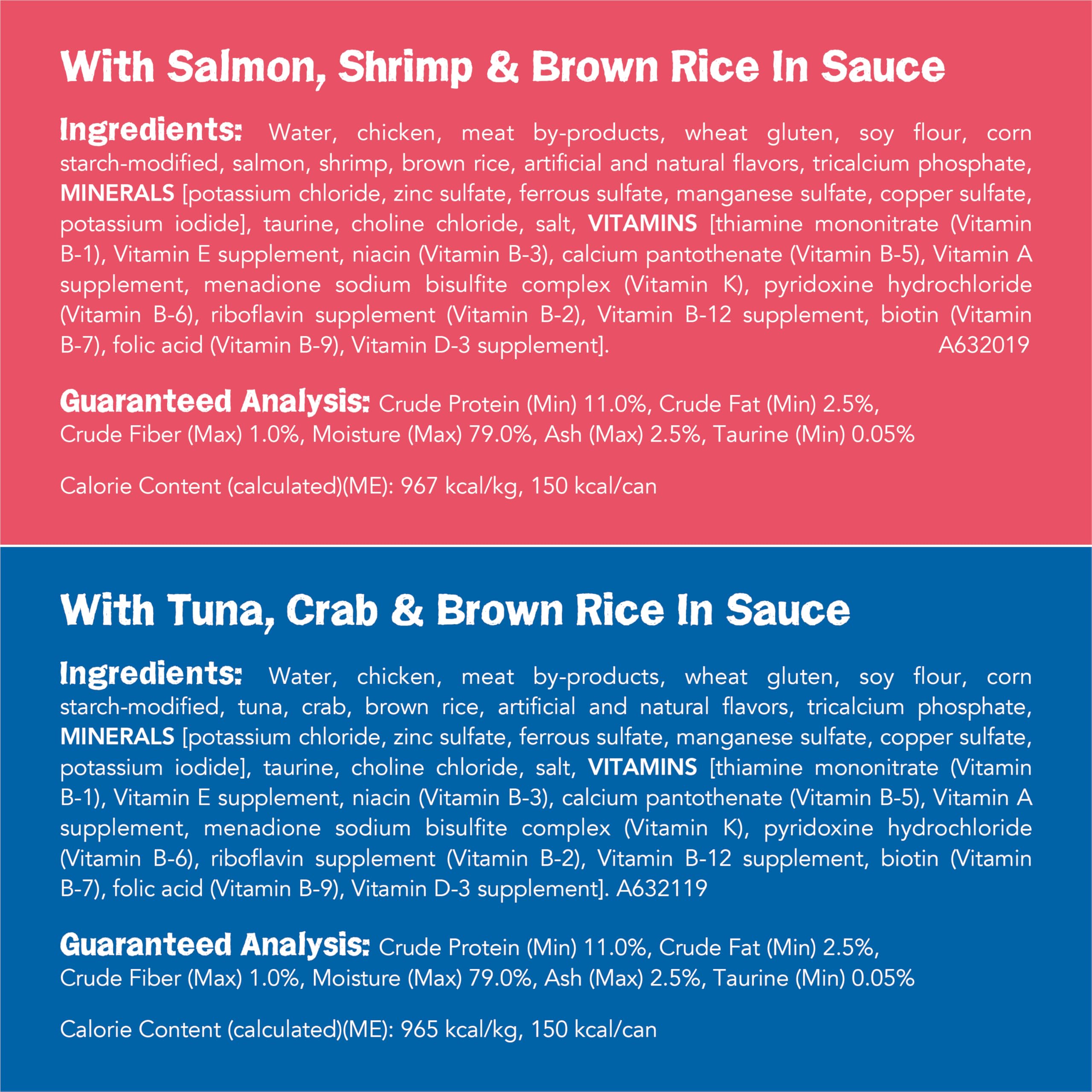 Purina Friskies Ocean Favorites Wet Cat Food Pate and Meaty Bits Variety Pack With Salmon and Tuna - (Pack of 24) 5.5 oz. Cans