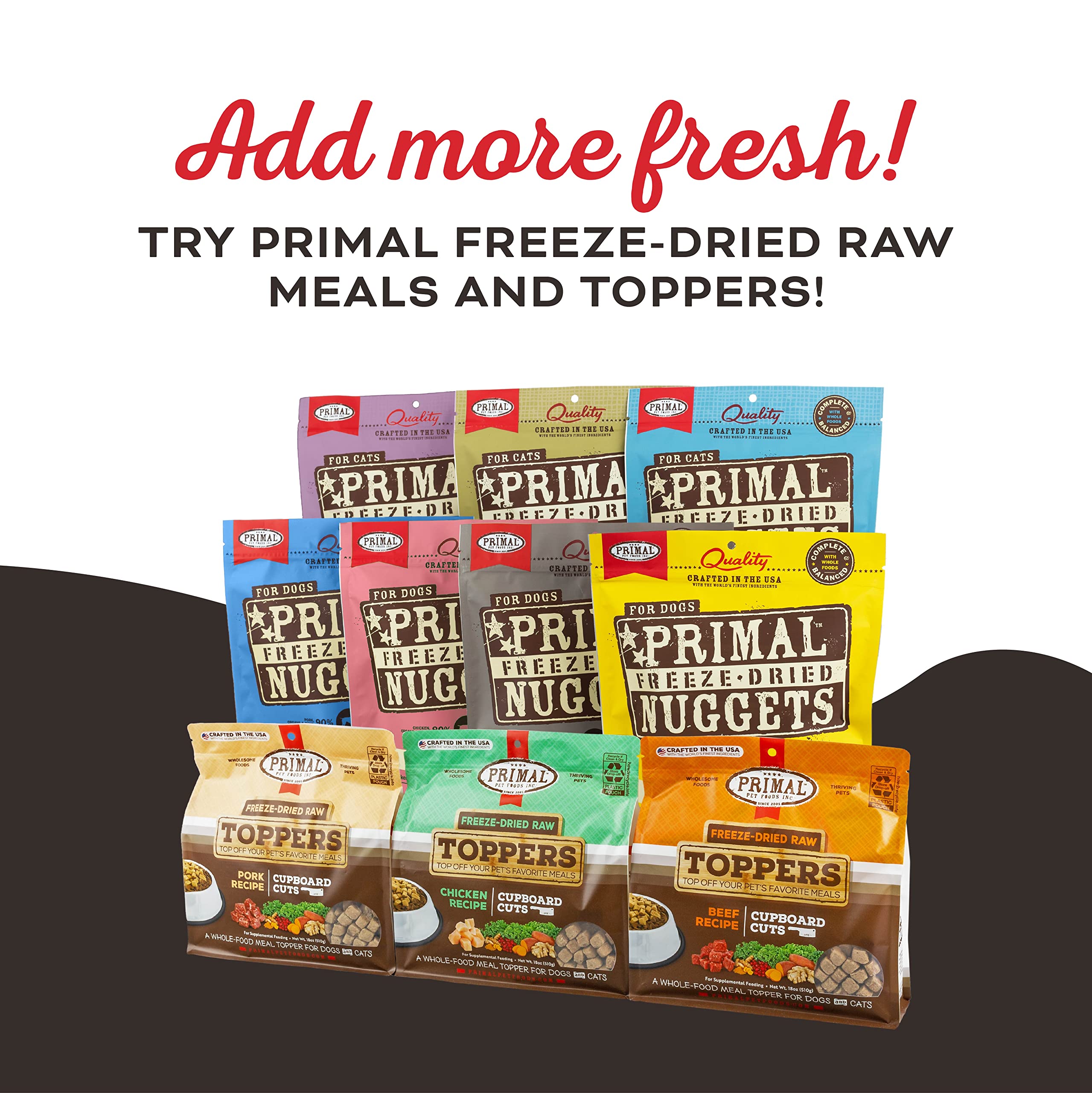Primal Freeze Dried Dog Treats, You Maple My Day; Pork & Maple with Goat Milk, Grain Free Training Treats for Dogs with Probioti
