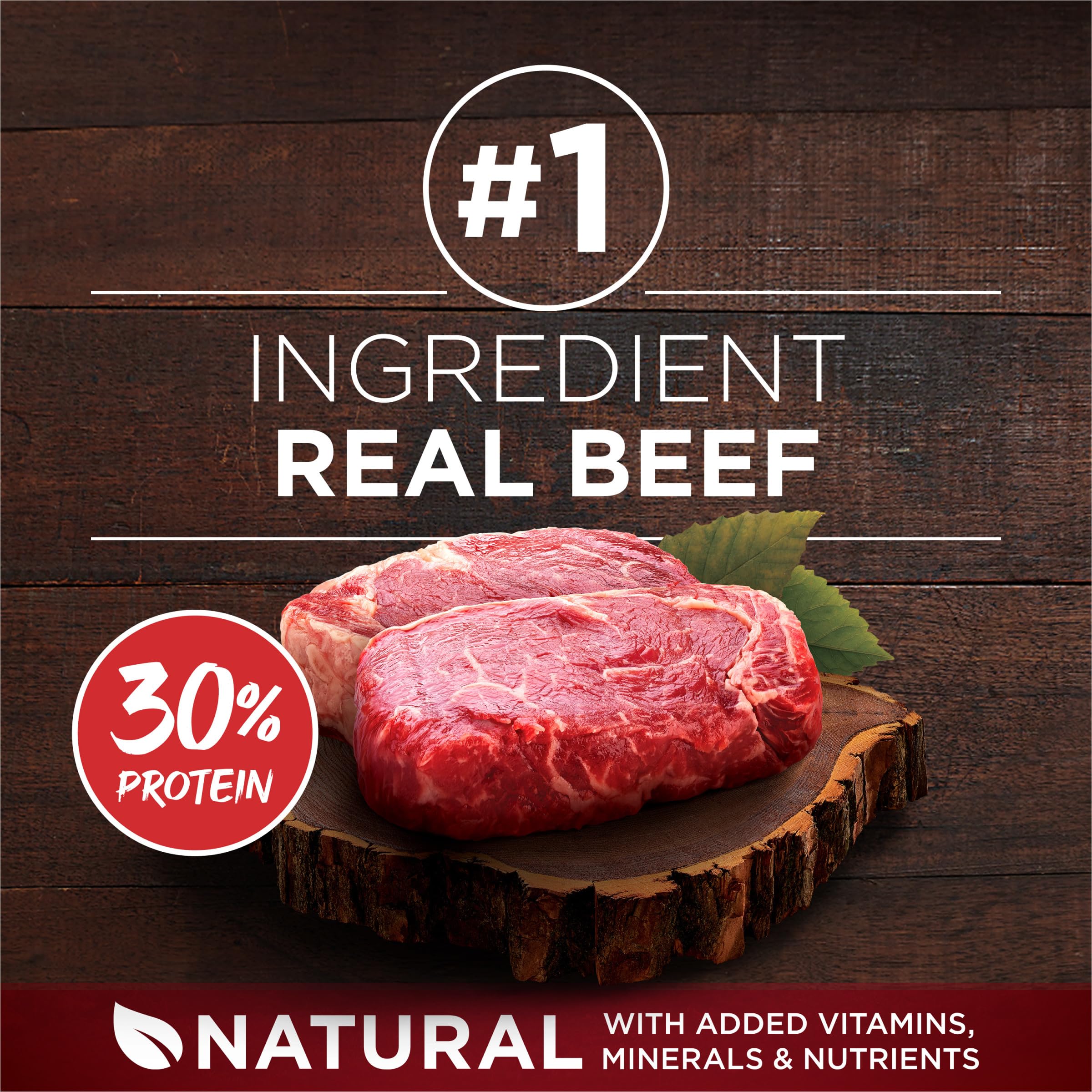 Purina ONE Grain Free Natural Dry Dog Food, SmartBlend True Instinct With Real Beef - 6 lb. Bag, Model:00017800177436