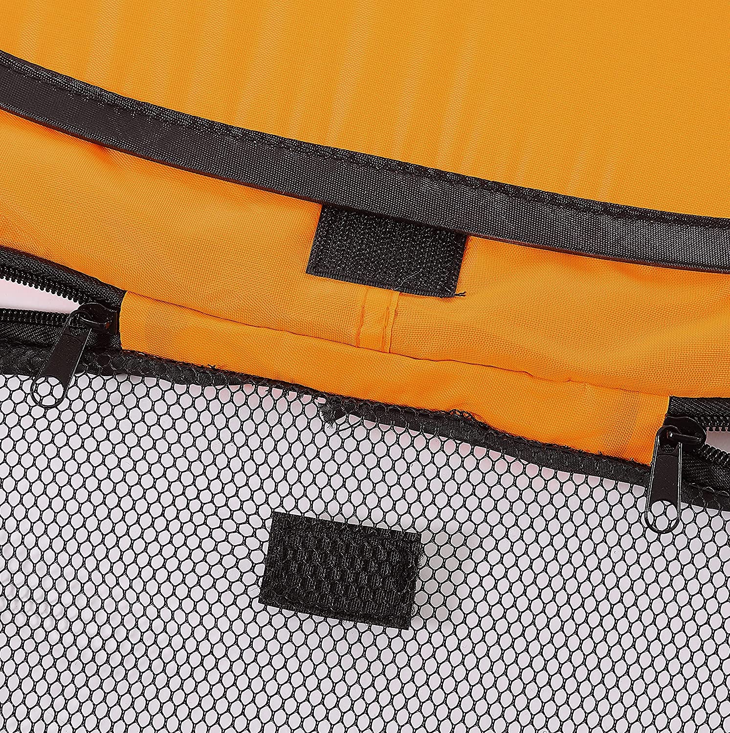 Beatrice Home Fashions Portable, Collapsible, Pop Up Kennel Travel Cat And Dog Crate, 32.5'' L X 19.5'' W X 19.5'' H, Orange