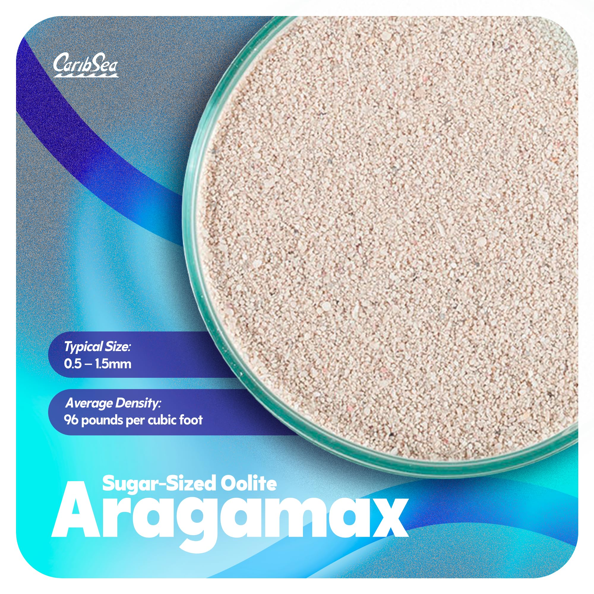 Carib Sea Aragonite Aquarium Sand, 10 lbs.