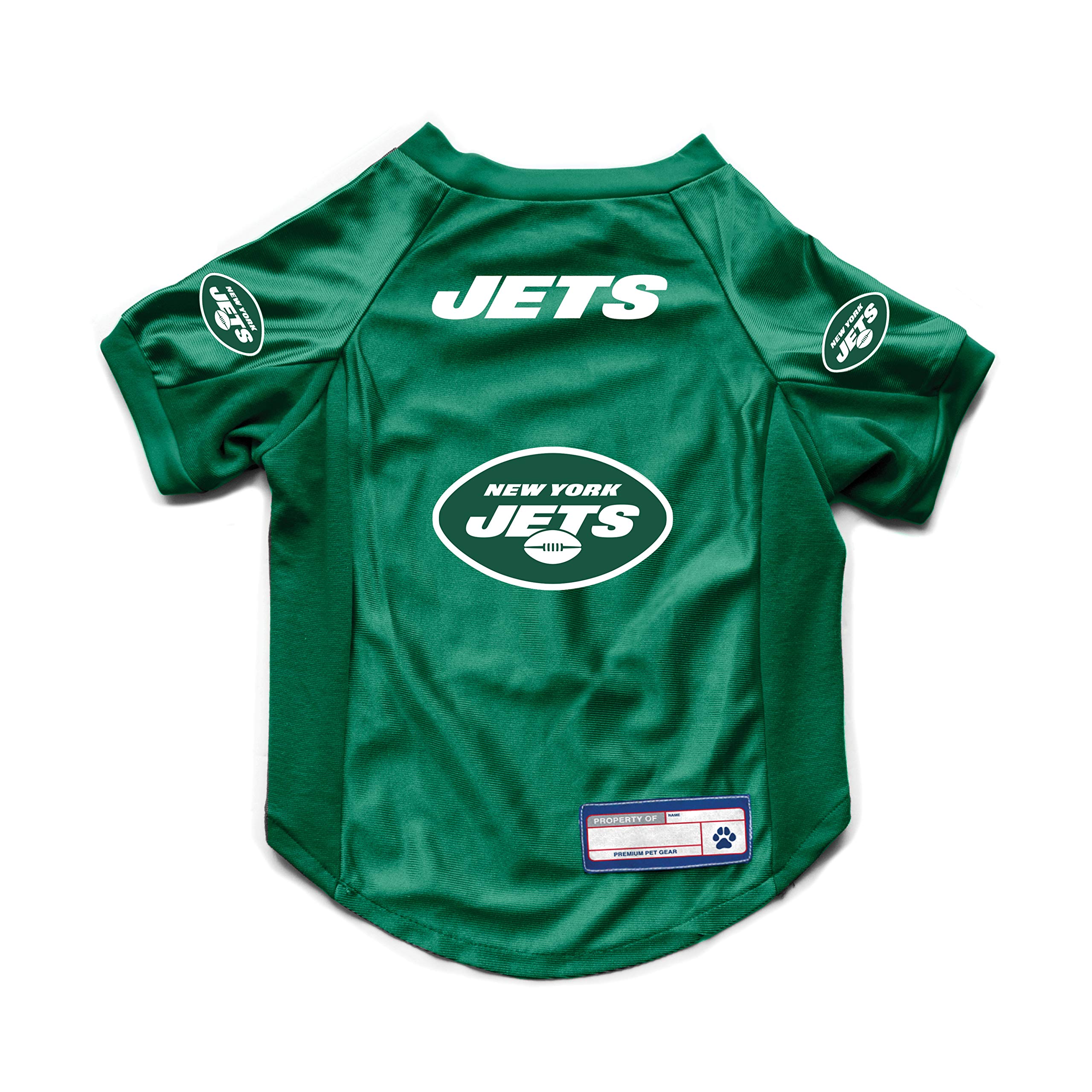 New York Jets Pet Jersey Stretch Size M Alternate