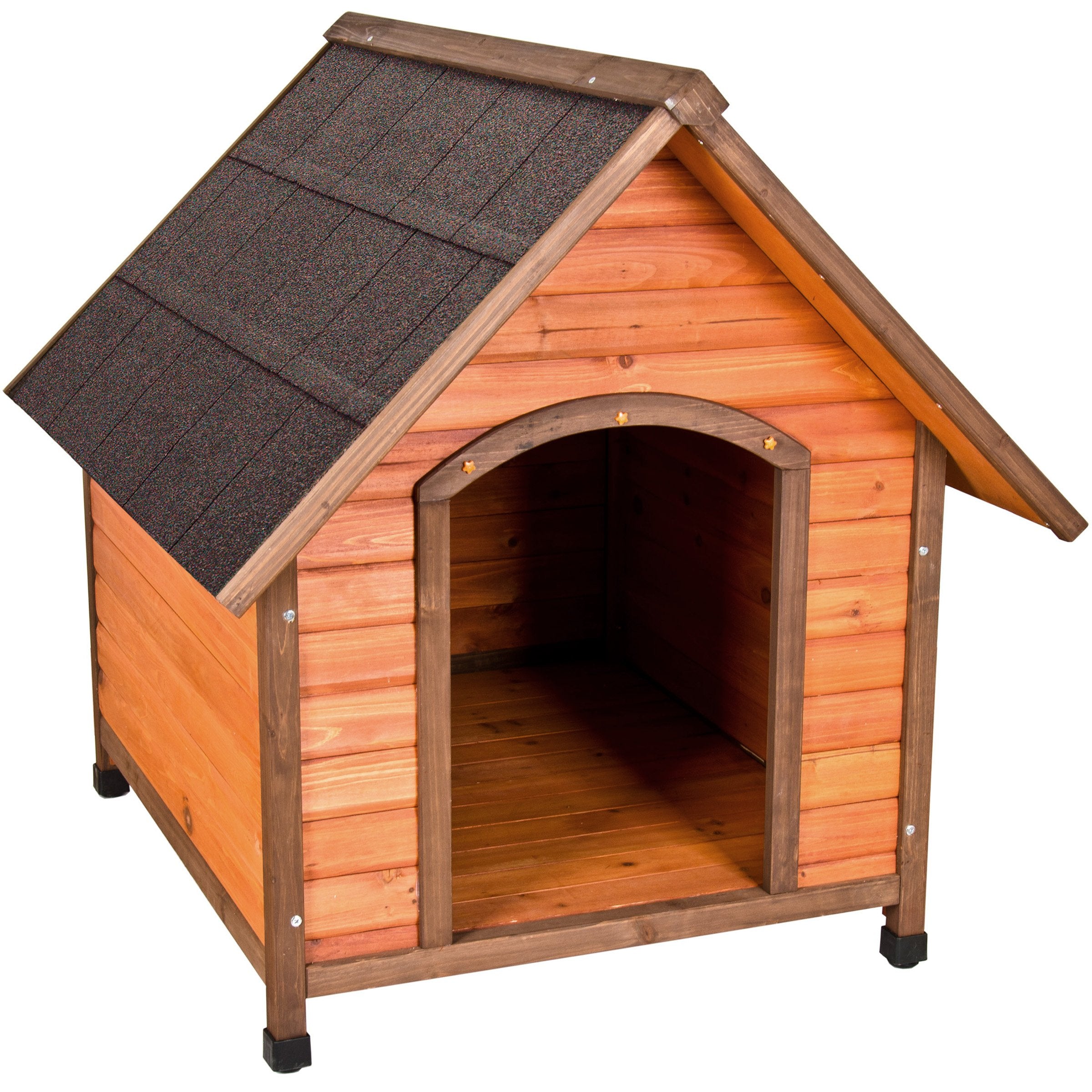 Ware Manufacturing Premium Plus A-Frame Fir Wood Dog House - Extra Large