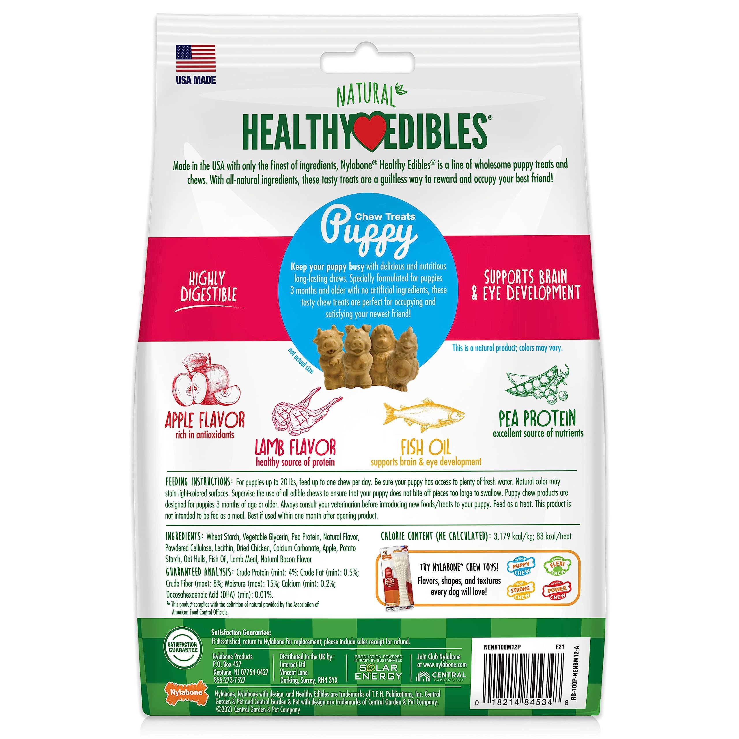 TFH ONE SZ EDIBLES PUP PALS 12CT