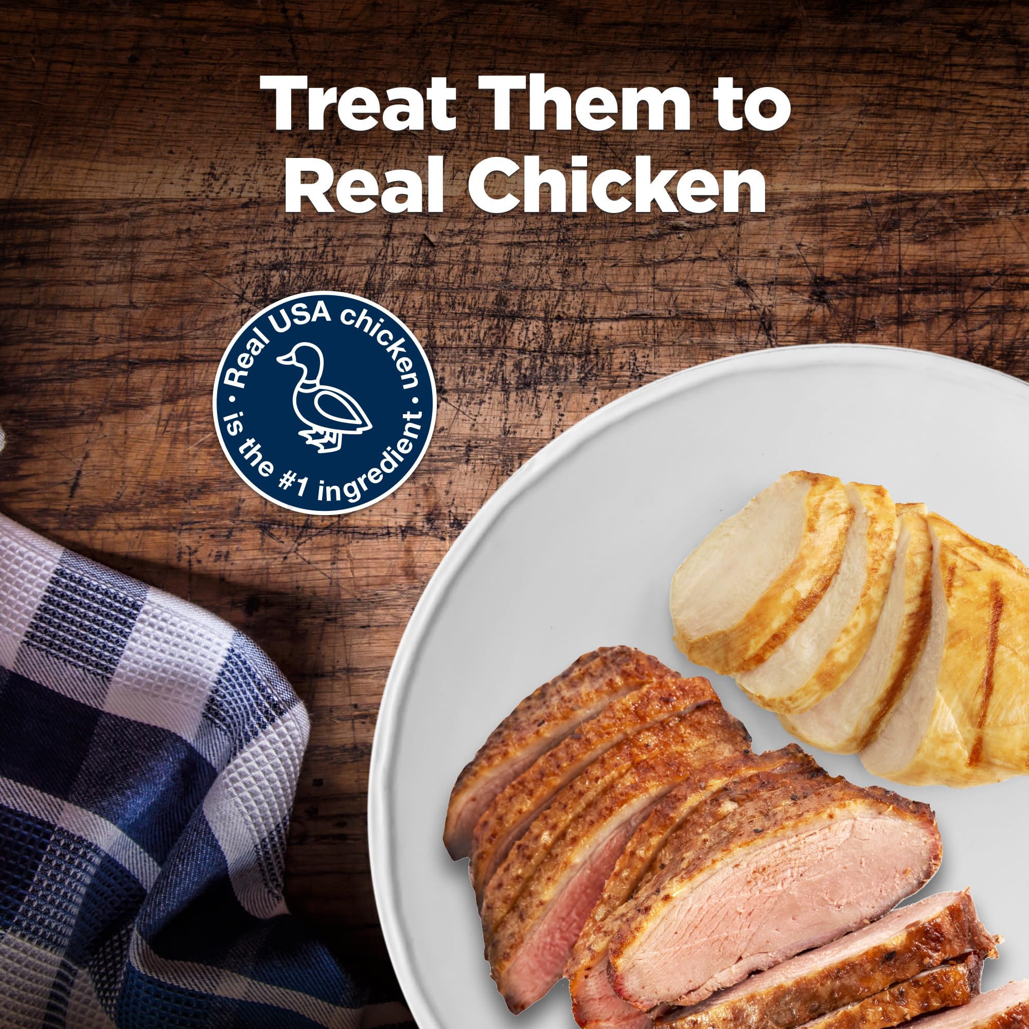 Blue Buffalo Nudges Jerky Cuts Dog Treats, Made in the USA with Natural Ingredients, Chicken & Duck, 16-oz Bag