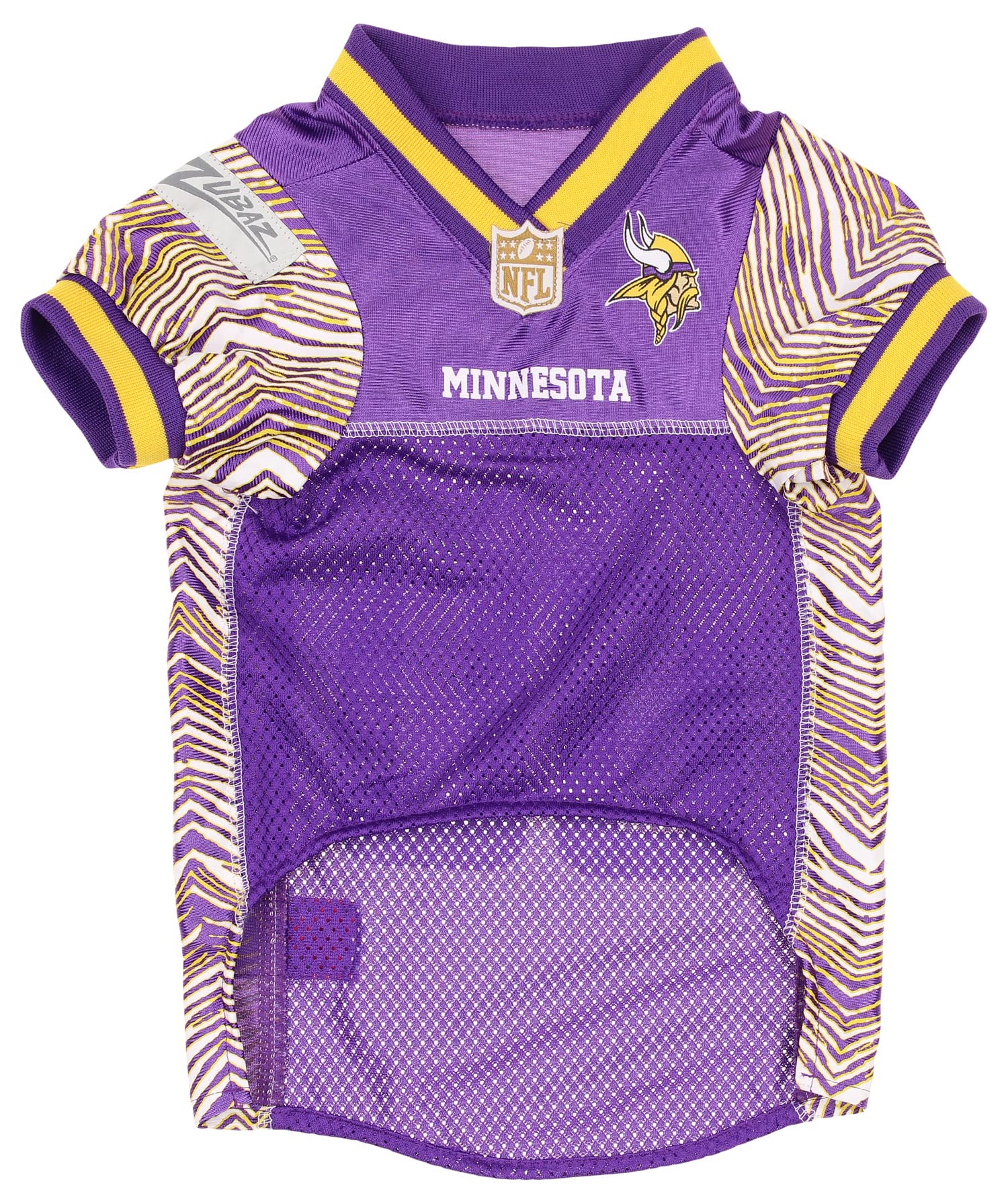 Zubaz Nfl Team Pet Jersey For Dogs, Minnesota Vikings, Xx-Large