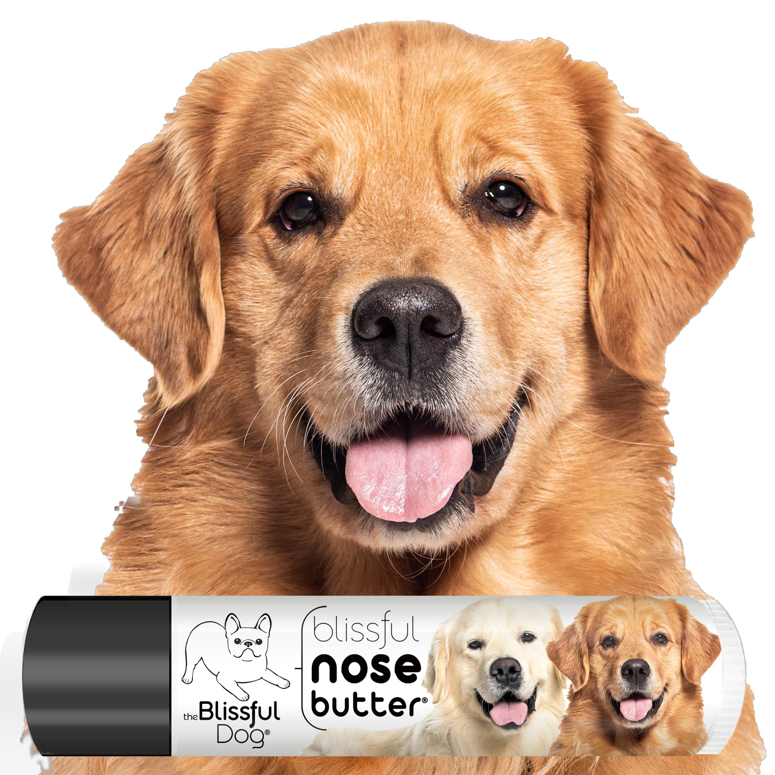 The Blissful Dog Golden Retreiver Unscented Nose Butter - Dog Nose Butter, 0.15 Ounce