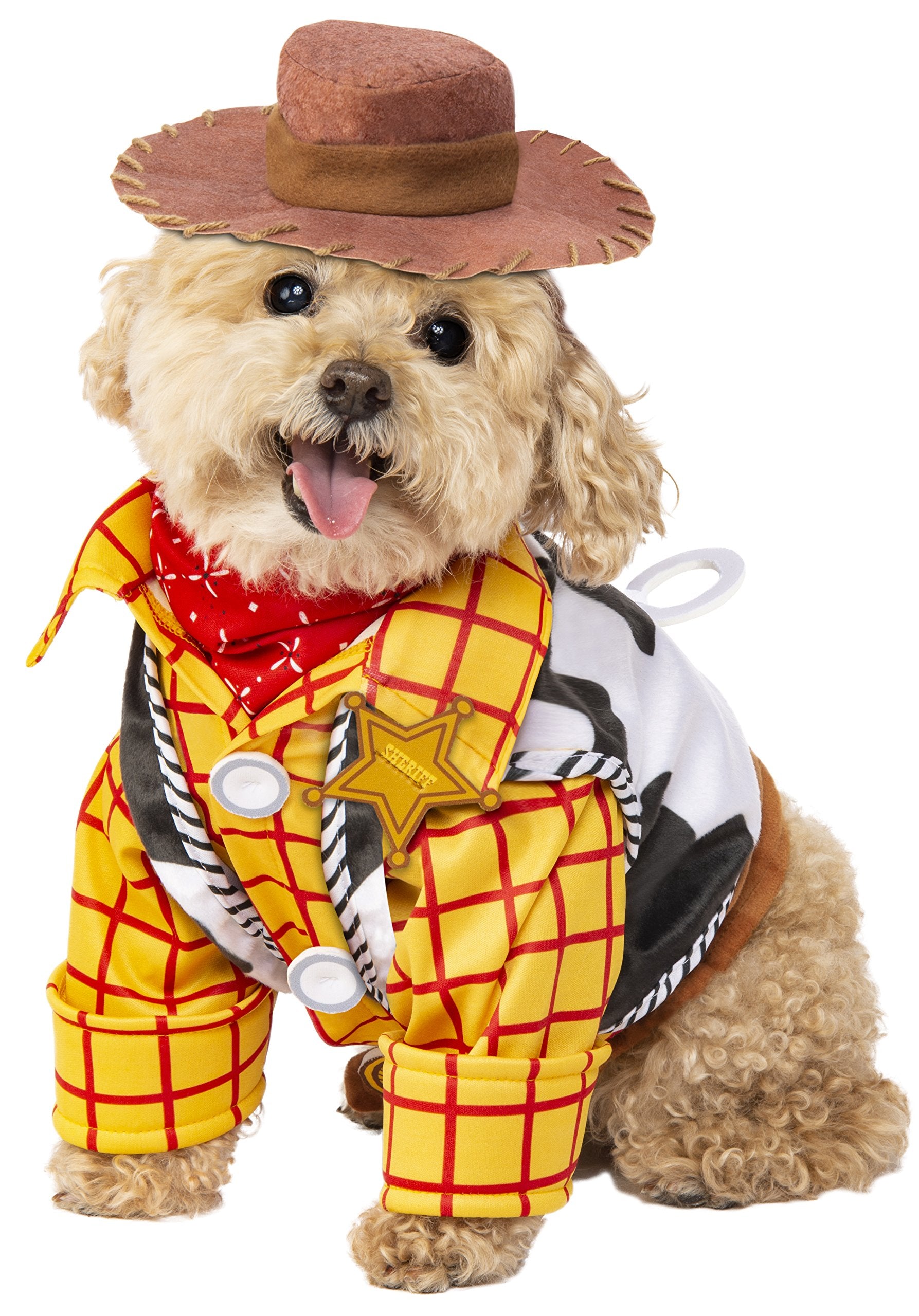 Rubie's Disney Toy Story Woody Pet Costume, Small Size, Polyester Material