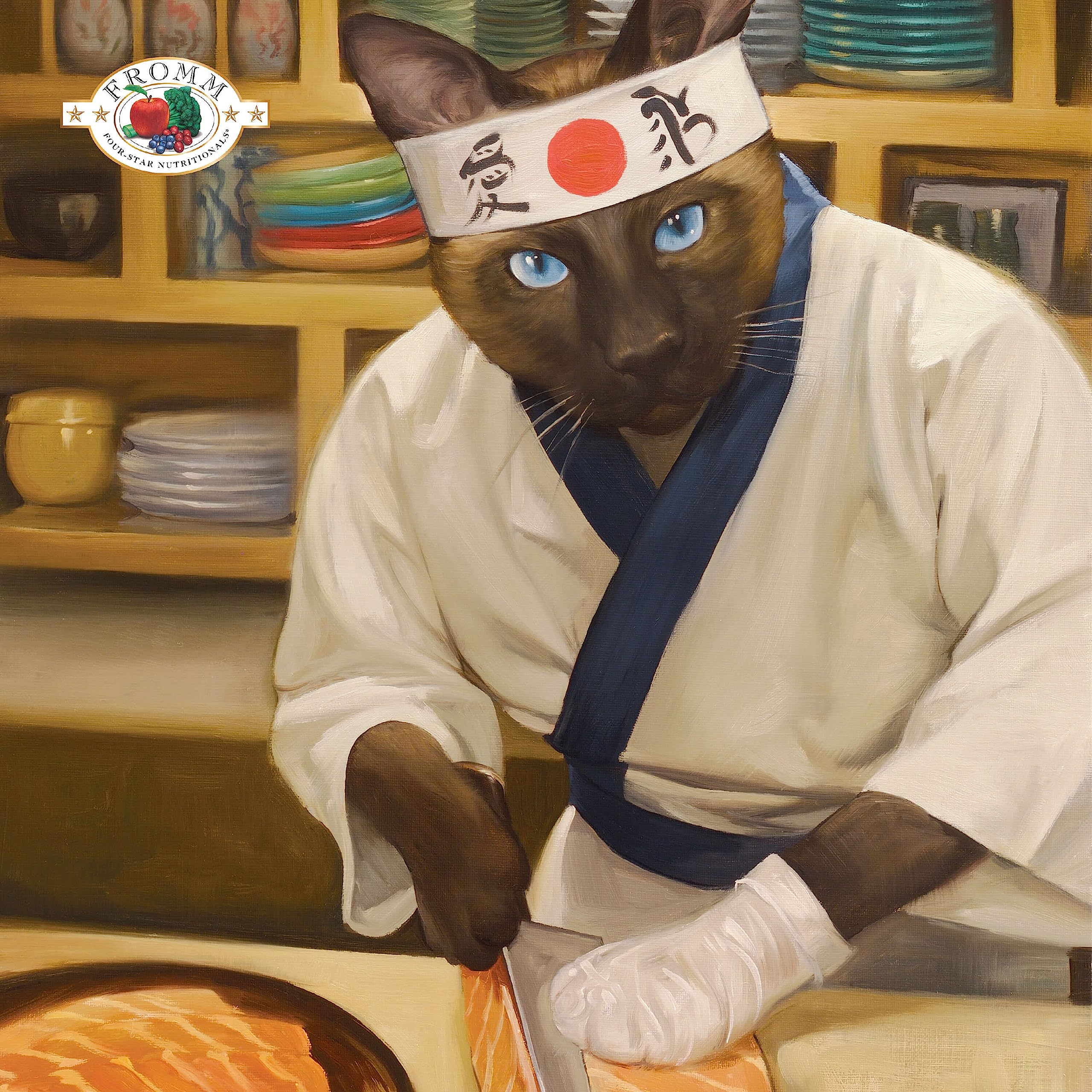 Fromm Four-Star Nutritionals Salmon A La Veg Cat Food - Premium Dry Cat Food - Salmon Recipe - 10 lb