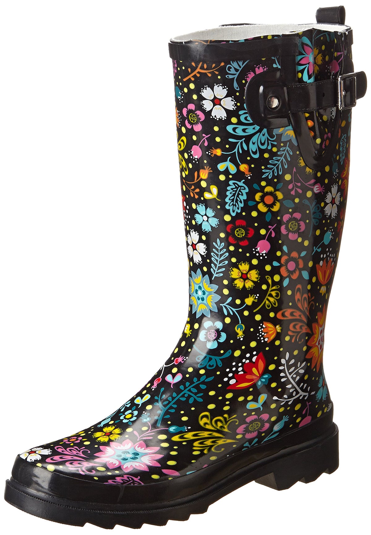 Western Chief Printed Tall Waterproof Rain Boot Garden Play 7 M
