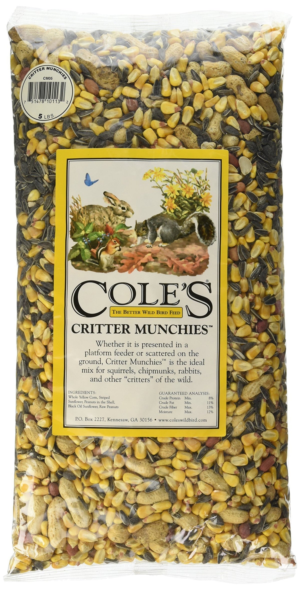 Cole's CM05 Critter Munchies, 5-Pound