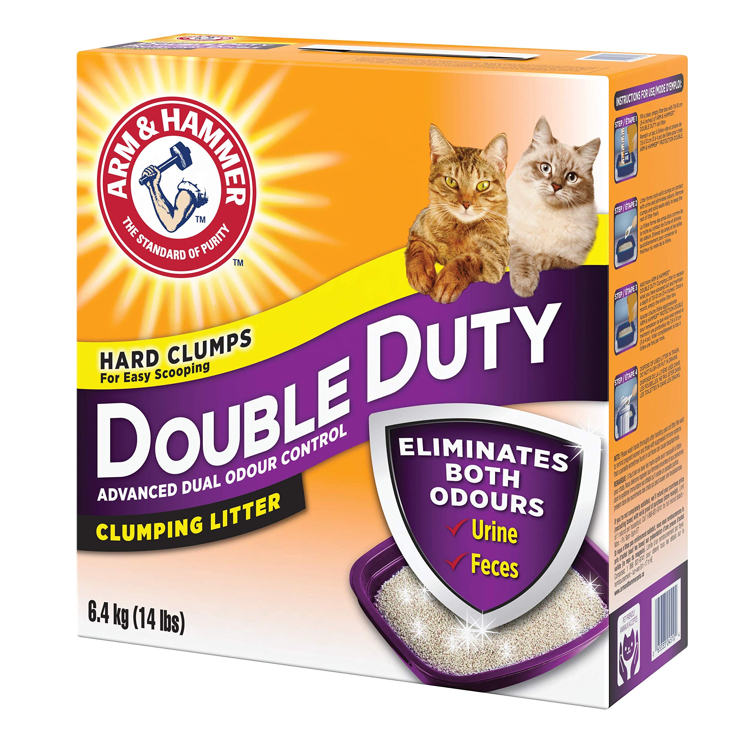 Arm & Hammer 6.4Kg Double Duty Cat Litter