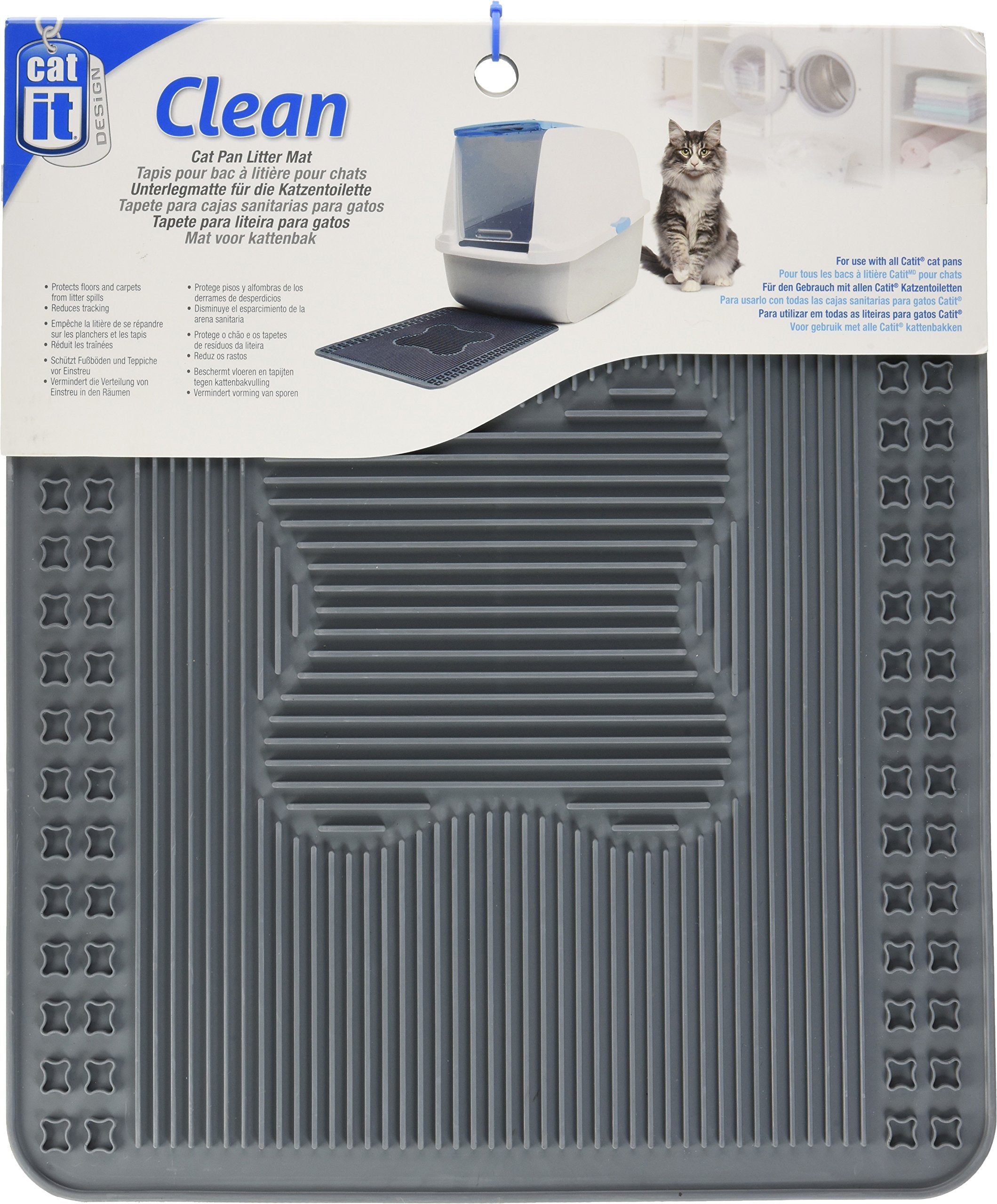 Catit Litter Pan Mat, Gray