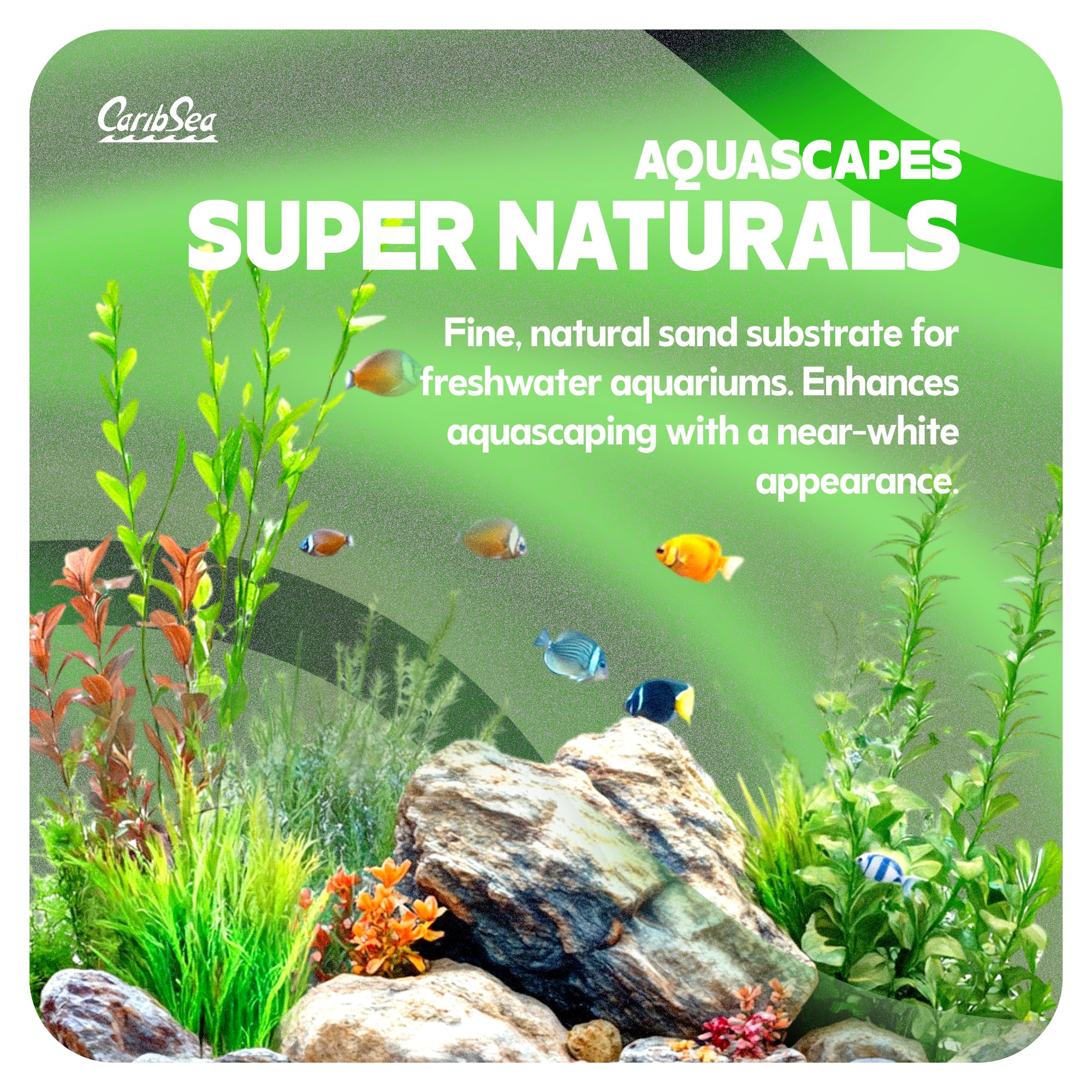 CaribSea Super Naturals Aquascape Sunset Gold - 10 lb - Natural Substrate for Freshwater Aquariums, Perfect for Aquascaping & Cr