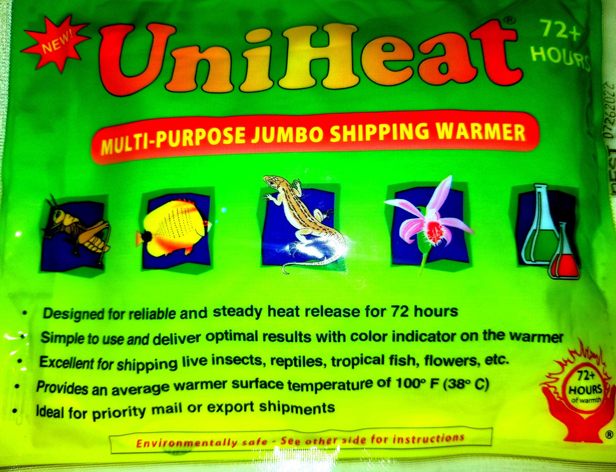 Uniheat 10 Pack 72 Hour Heat Pack - For Baby Chicks, Plants, Fish And Retiles