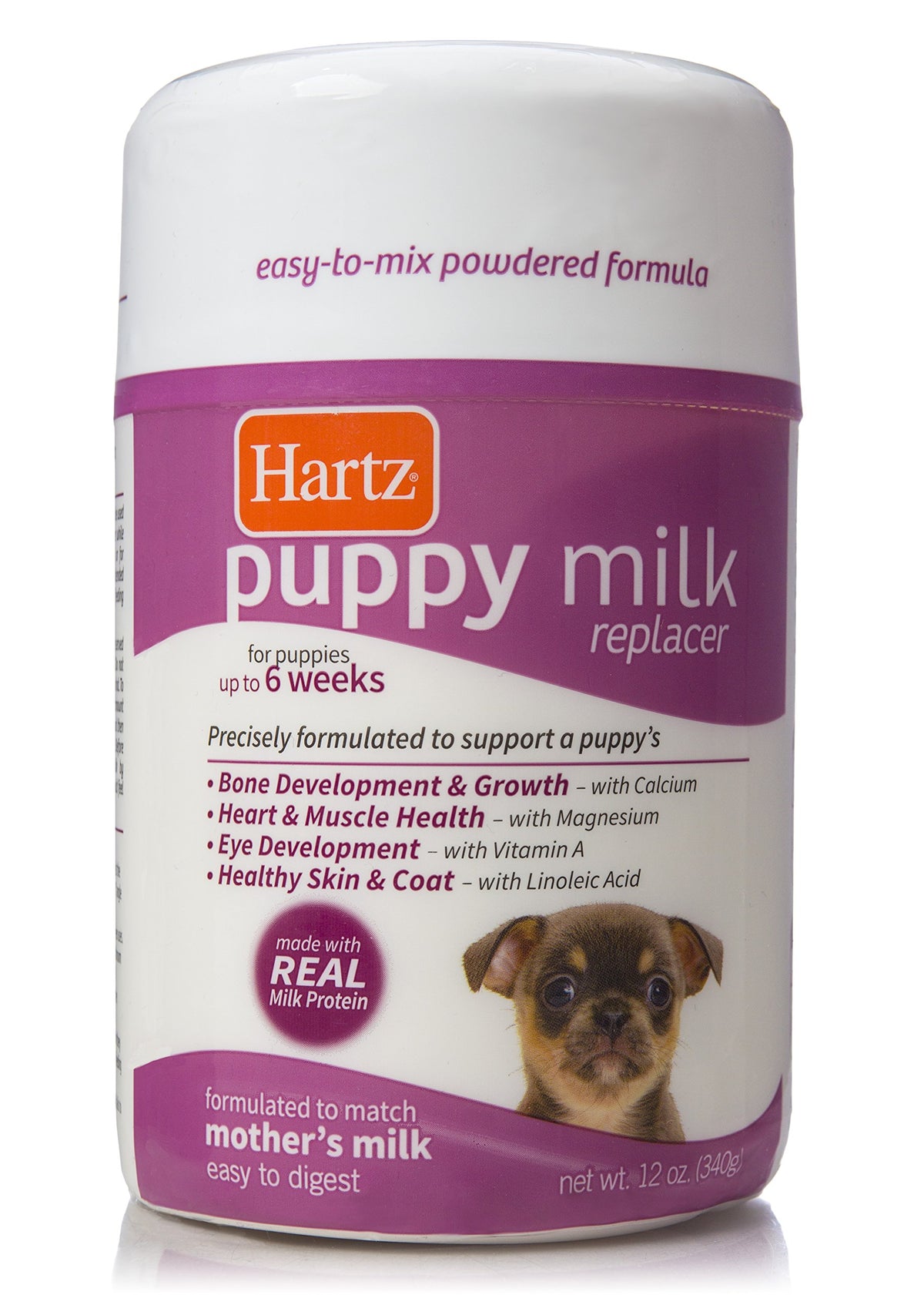 Hartz Powdered Puppy Milk Replacer - 12Oz