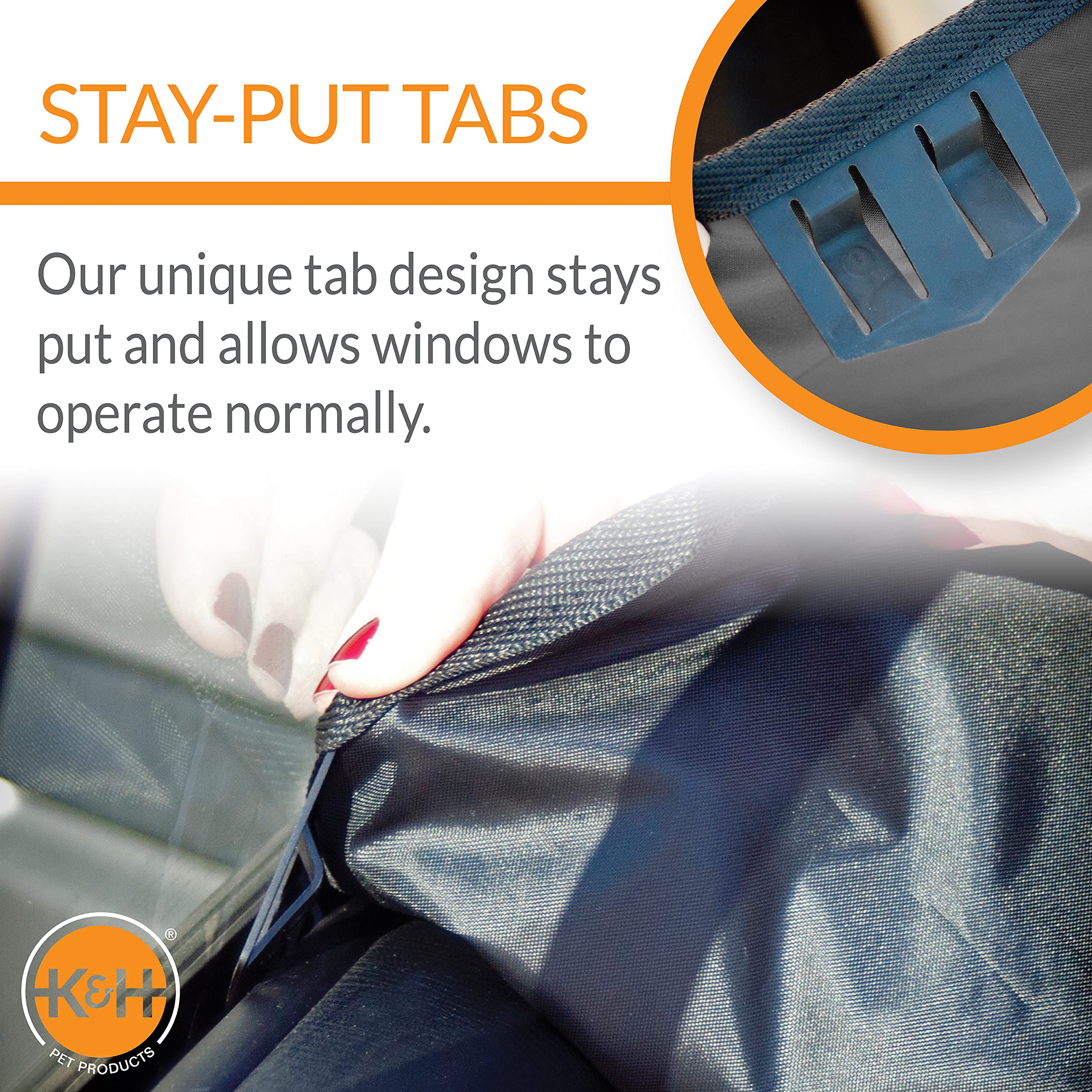 K&H Pet Products Car Door Protector For Dogs, 2 Pack Waterproof Interior Pet Car Door Protector From Dog Scratching, Stay Put Co