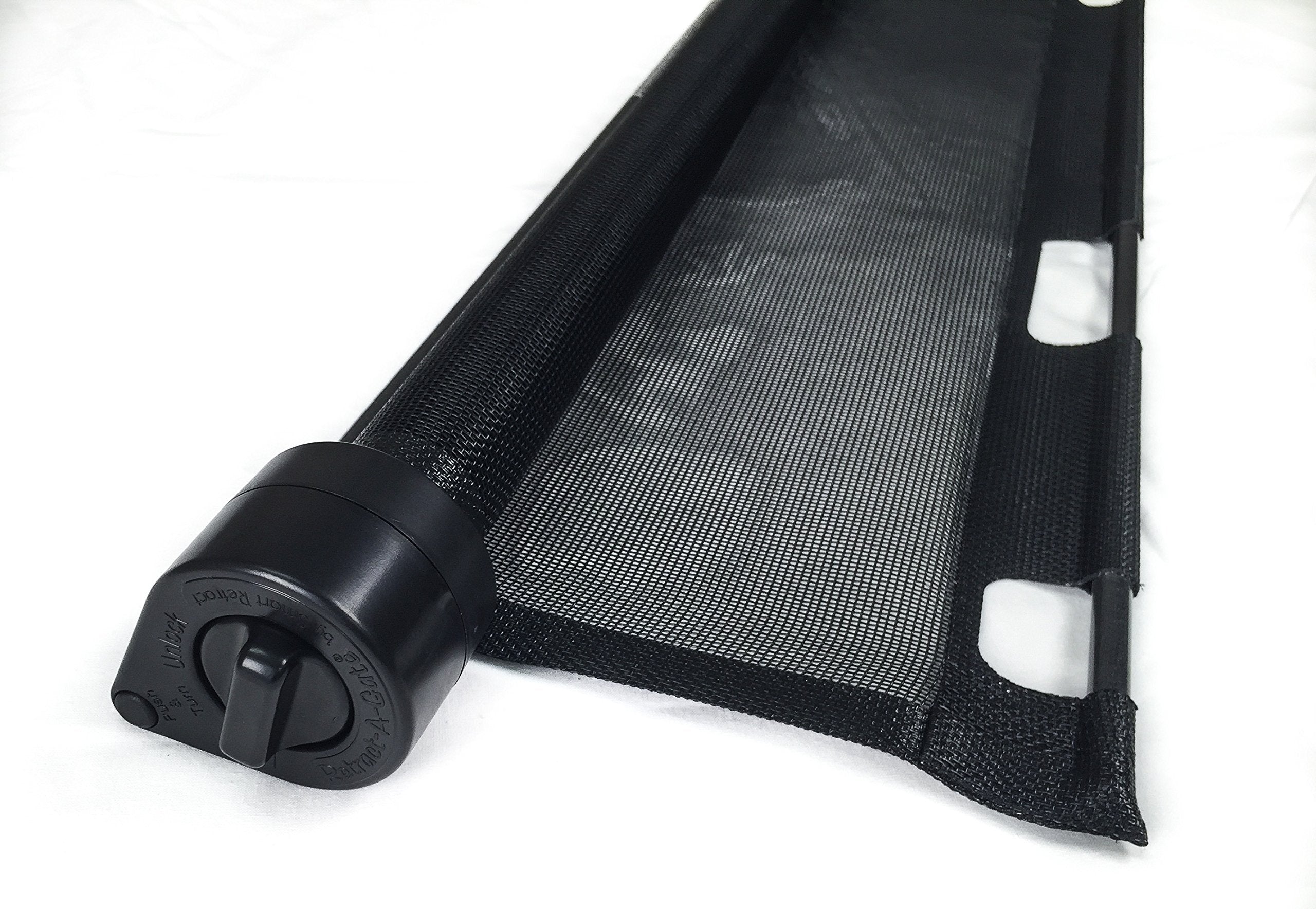 Retract-A-Gate 72' Black: The Original And Only Made In Usa Retractable Baby, Dog, & Cat Gate