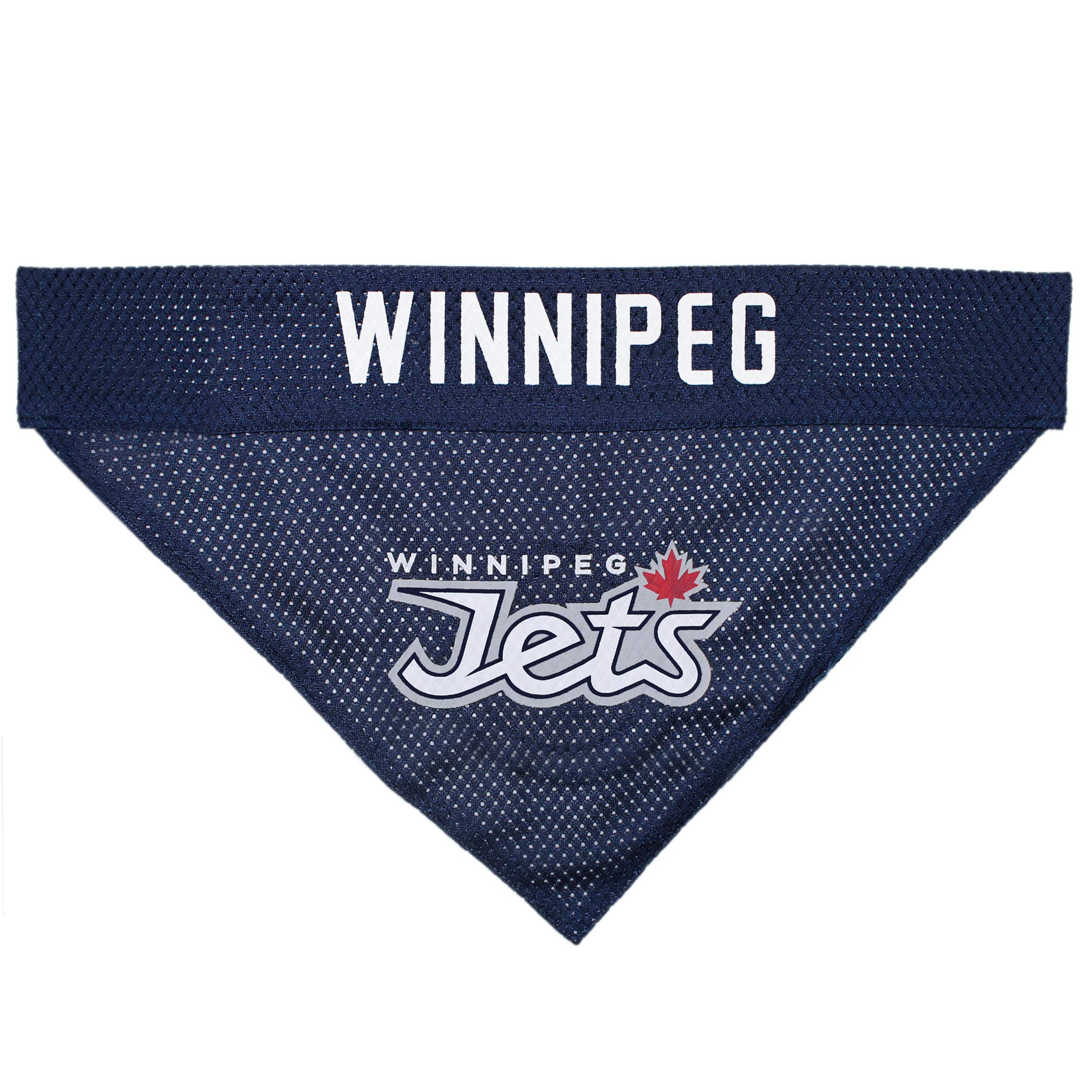 Pets First Nhl Winnipeg Jets Dog & Cat Bandana, Large/X-Large. Officially Licensed, Reversible, Game Day, Birthday, Tailgating,