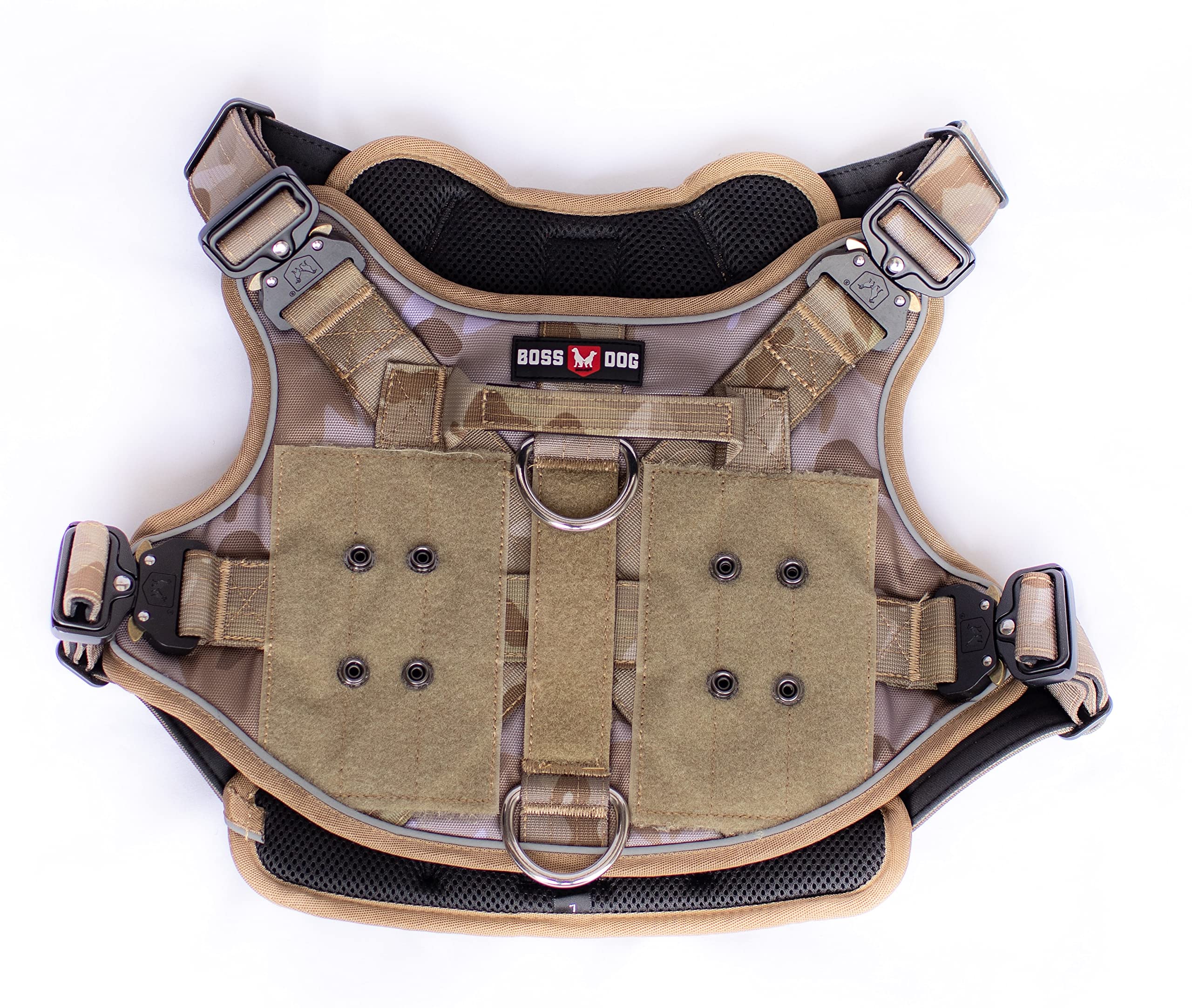 Boss Dog Tactical Harness, Camo, X-Large