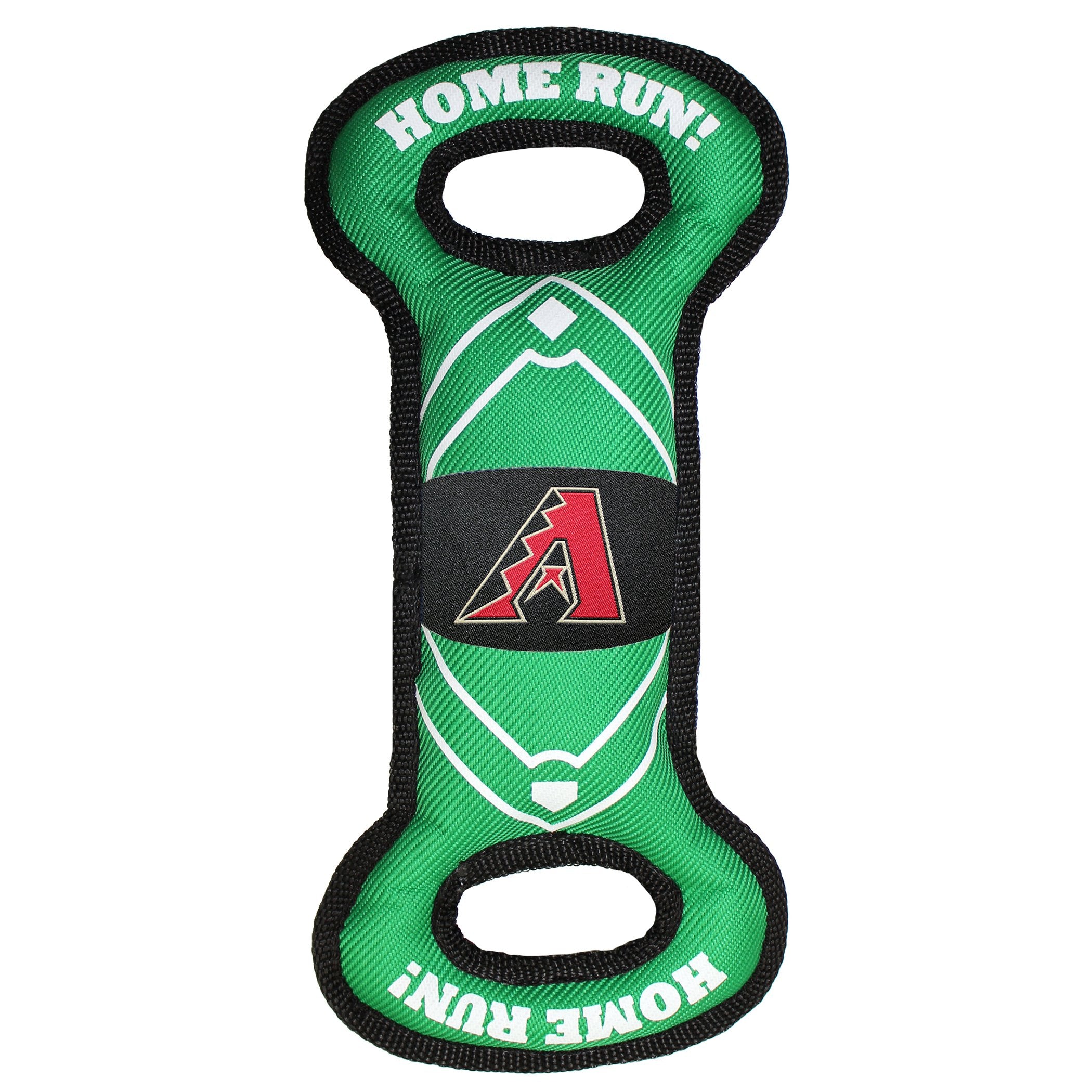 Pets First Mlb Arizona Diamondbacks Baseball Field Dog Toy With Double Rim Stitching & Inner Squeaker