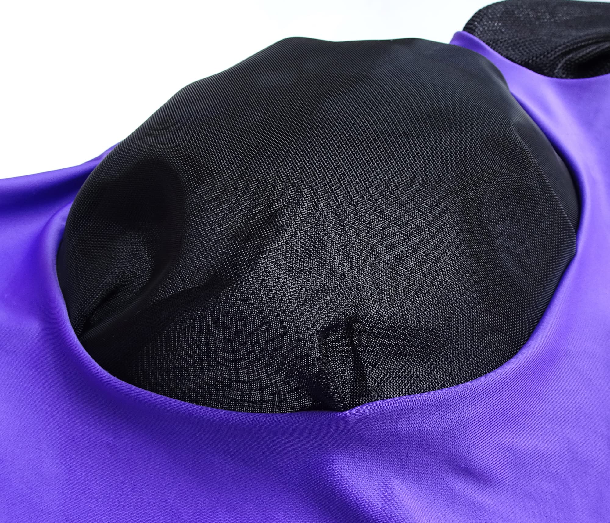 LEAFOREST Horse Mesh Fly Mask with Ears, Soft Lycra Mesh Mask Anti-UV with Ears Violet, Cob