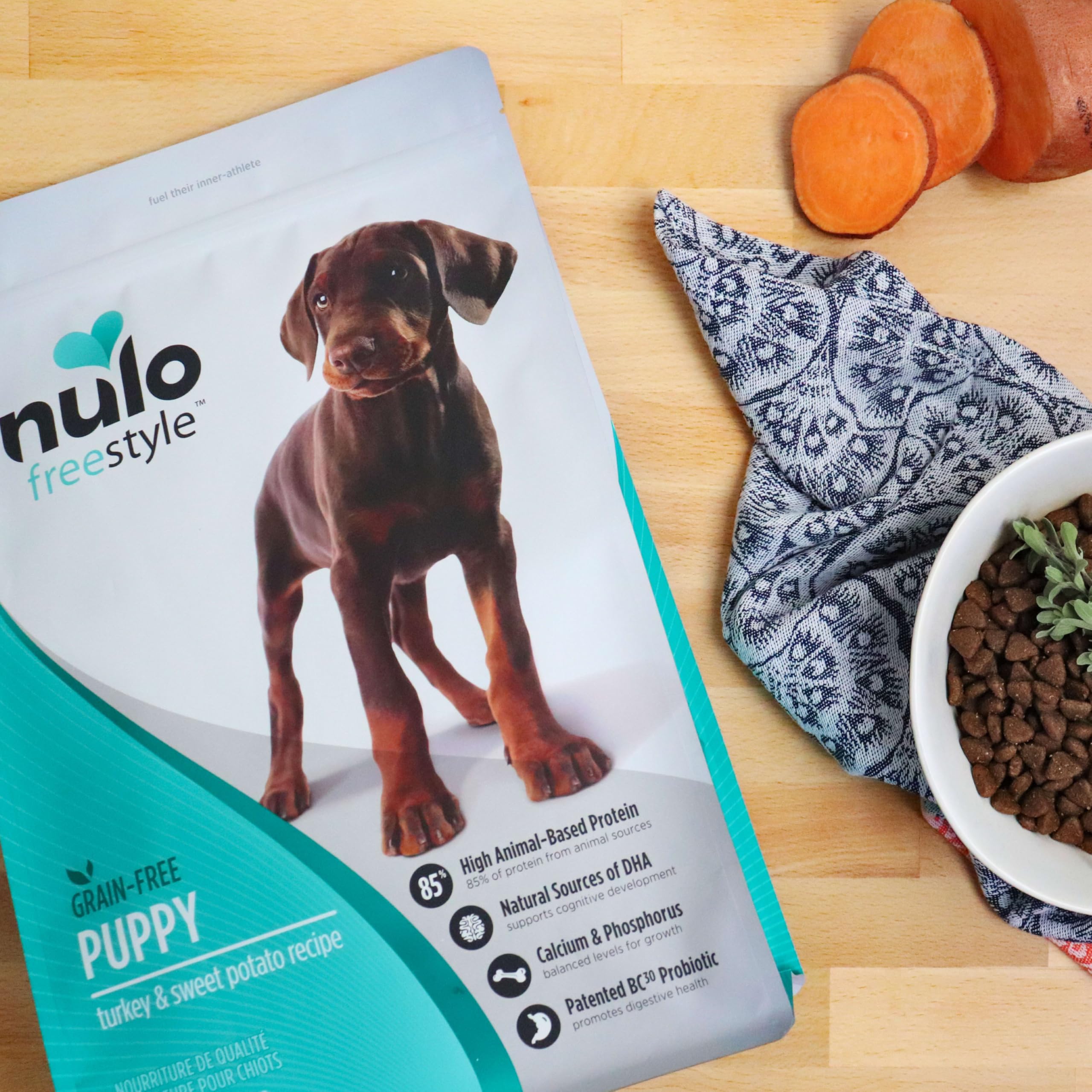 Nulo Freestyle Turkey & Sweet Potato Puppy Food, 26 Pound Bag