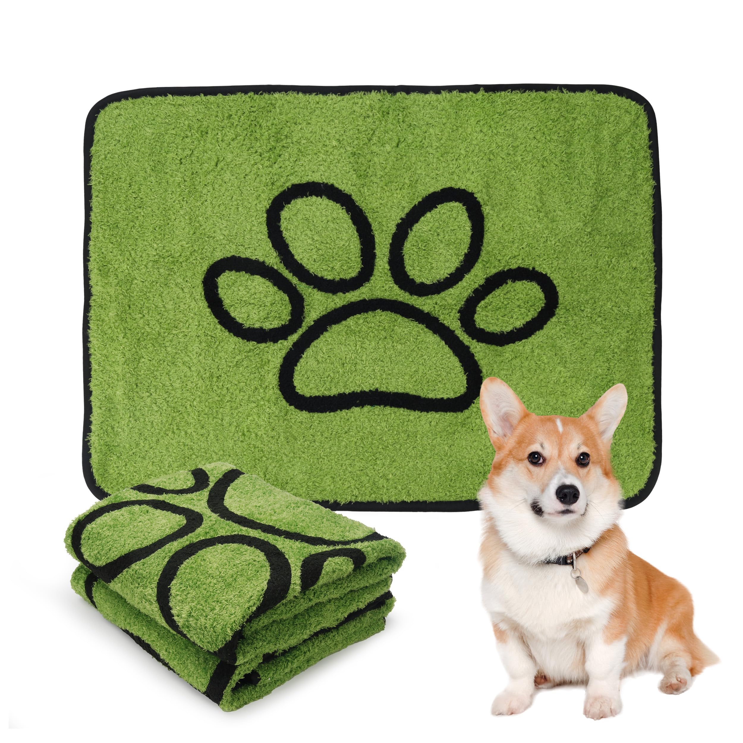 Patiencet Washable Pee Pads For Dogs, 18''X 24'' Super Absorbent Embroidered Reusable Puppy Pads For Pet Training, Housebreaking