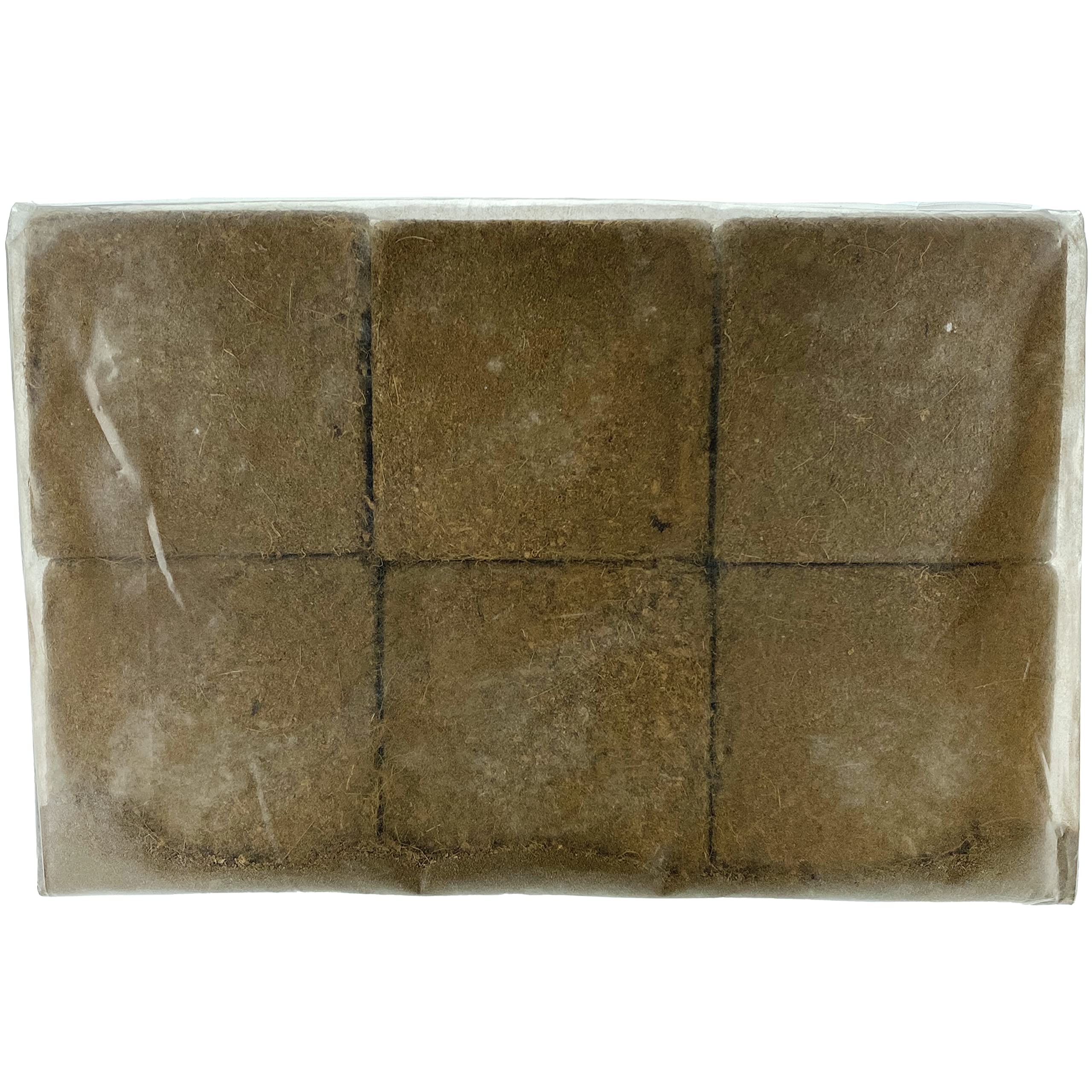 Komodo Coconut Coir Peat 3 Brick Pack | 100% Natural Coconut Coir Reptile Terrarium Habitat Bedding | For Tropical Or Desert Environments | Fits Up To A 60 Gallon Tank