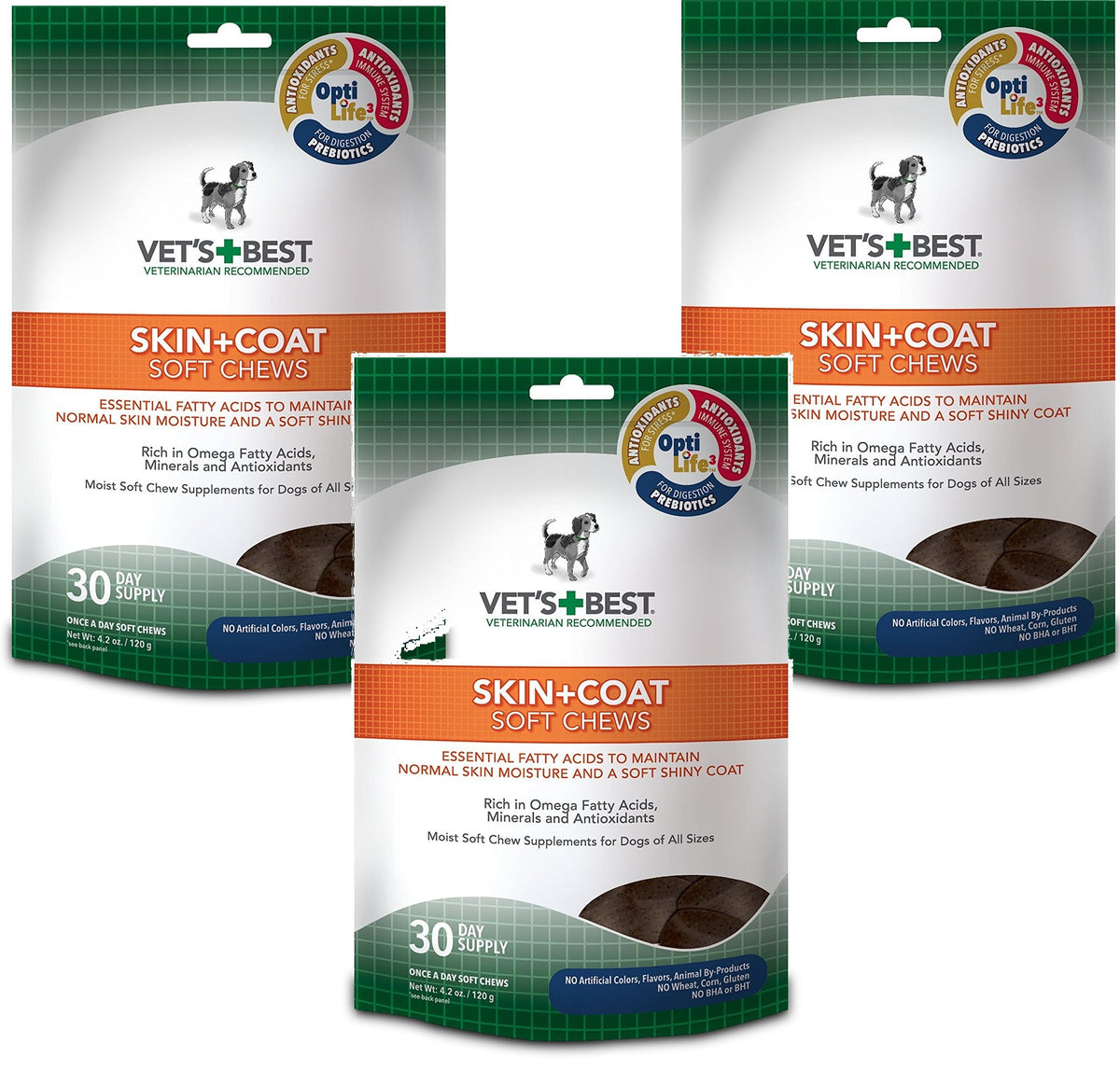 Vets Best Skin & Coat Soft Chew