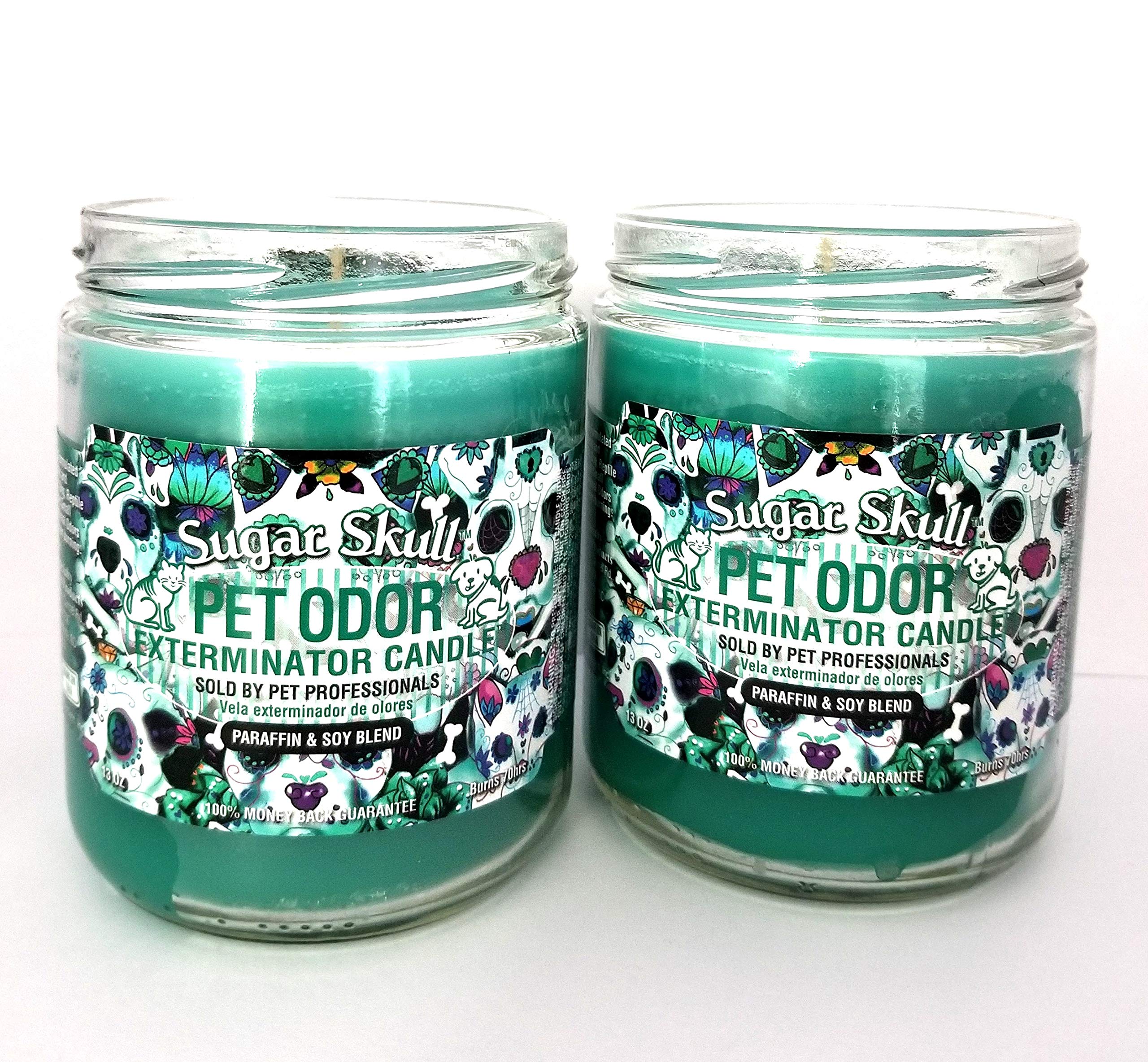 SPEcIALTY PET PRODUcTS Pet Odor Exterminator candle, Sugar Skull,13 oz