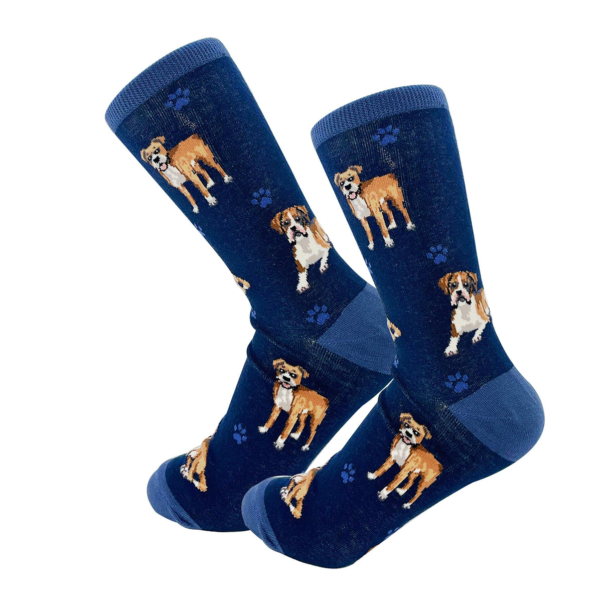 Pet Lover Socks - Fun - All Season - One Size Fits Most - For Women And Men - Dog Gifts (Boxer)