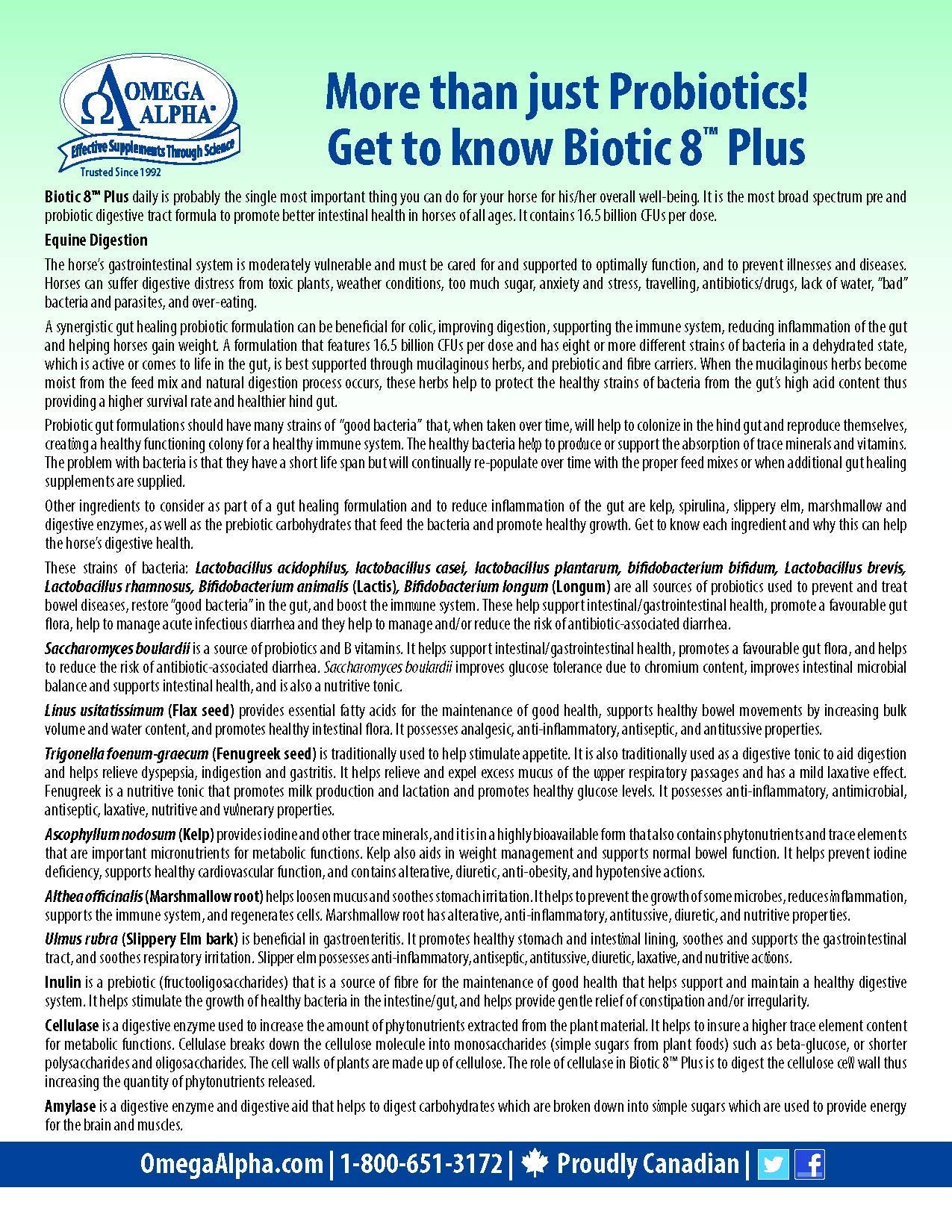 Biotic 8 Plus 2.2lb