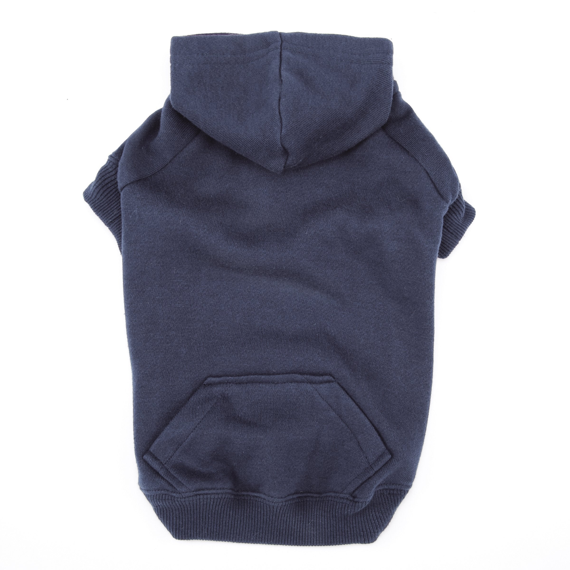 Casual Canine Basic Hoodie For Dogs, 16' Medium, Navy Blue