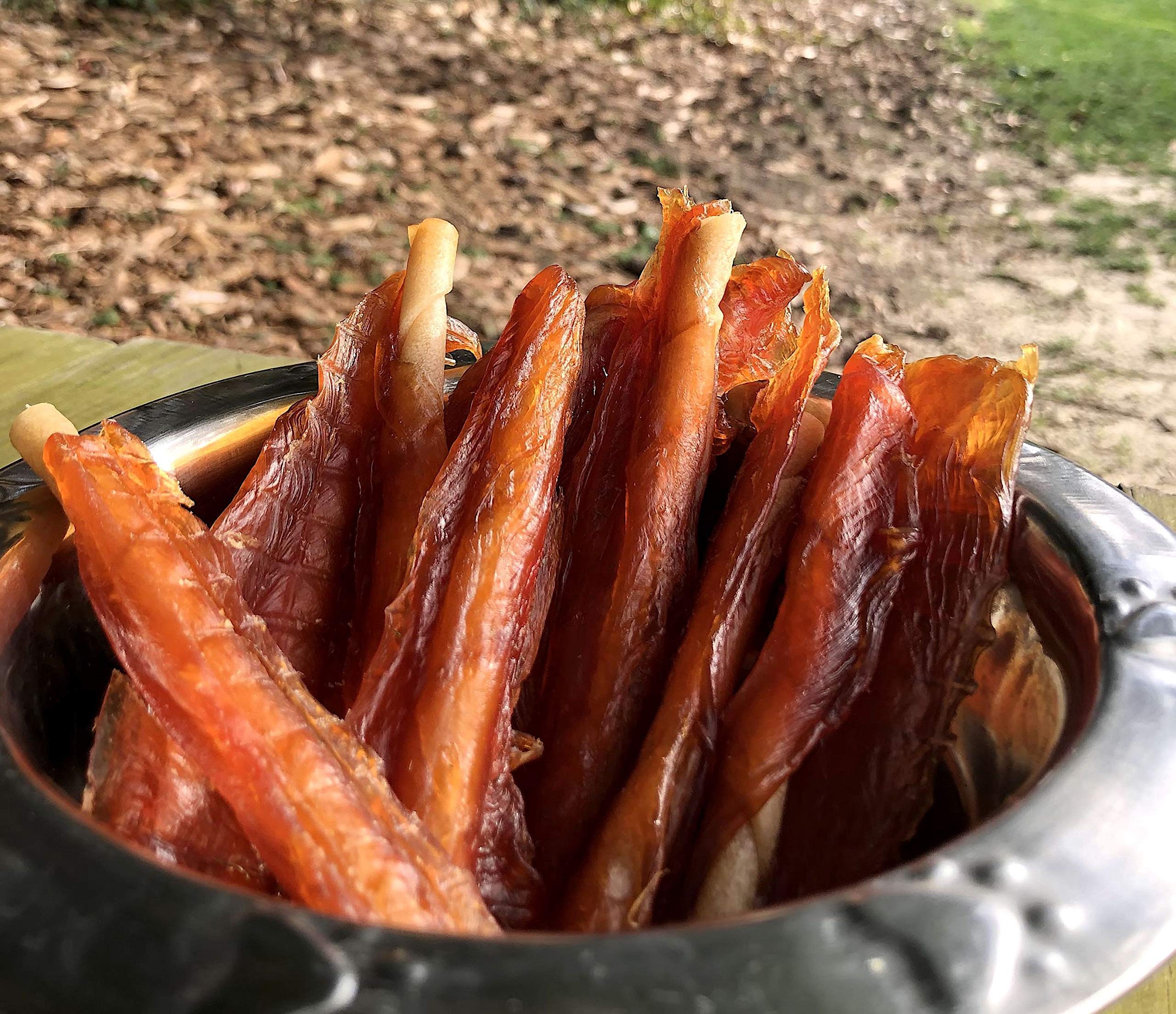 Renas Recipe Chicken Fillet Sticks (8 Count) Rawhide Free Chicken Fillet Wrapped Chews with Glucosamine for Joint Health