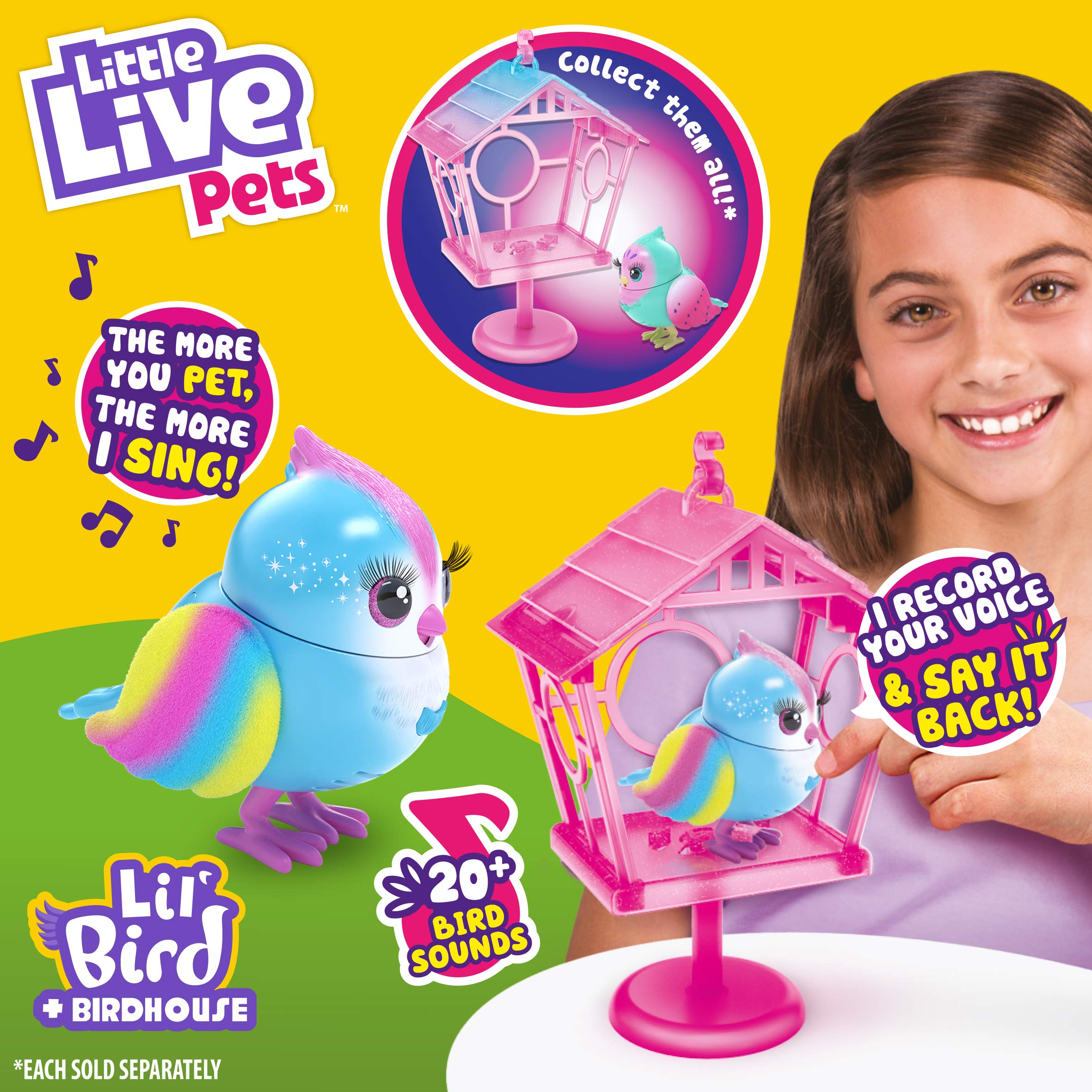 Little Live Pets 26101 Lil Bird And House-Style May Varys