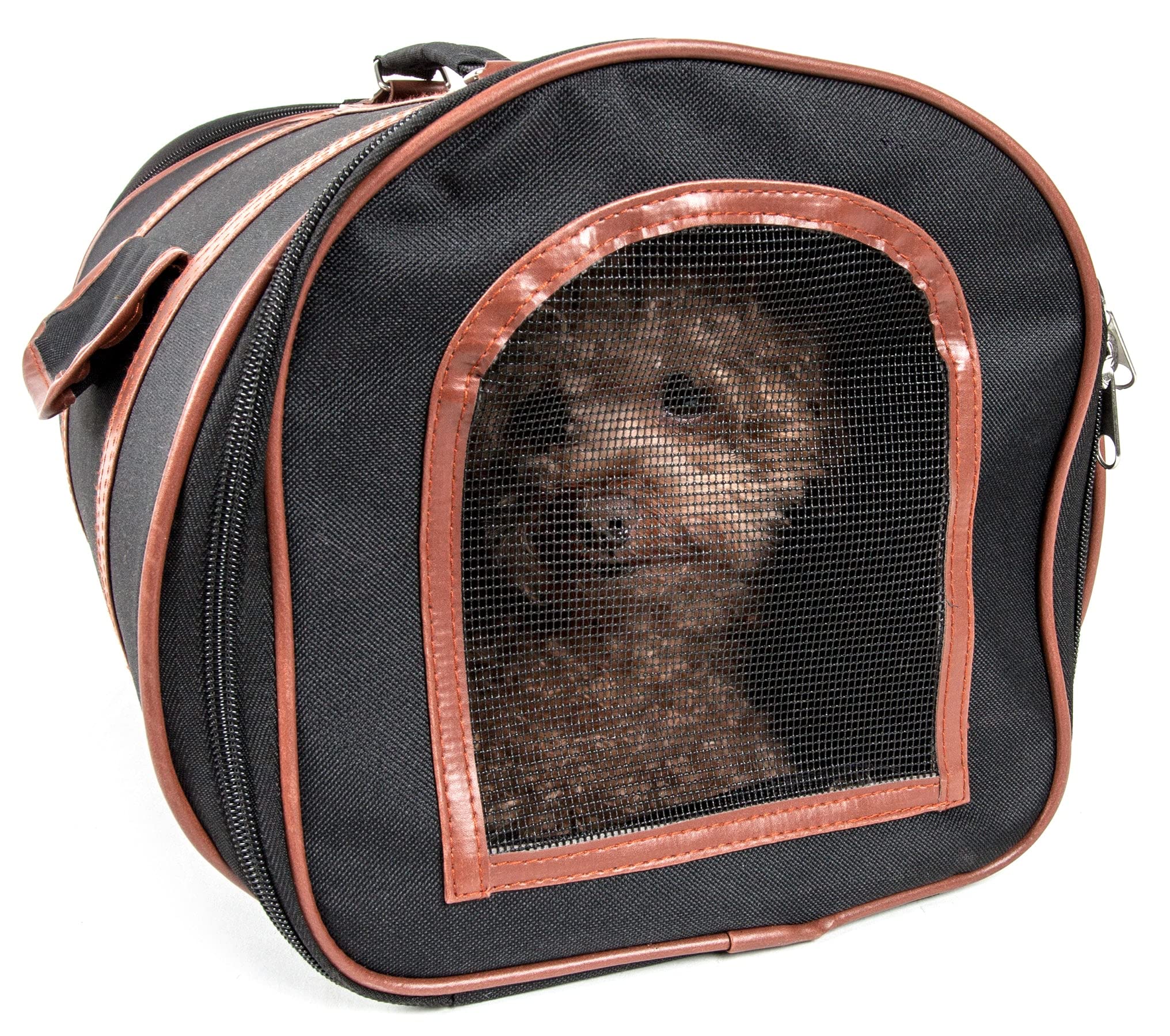 Pet Life Airline Approved Cynlider Fashion Pet Carrier - Airline Approved Travel Dog Carrier for Small Dogs and Cats