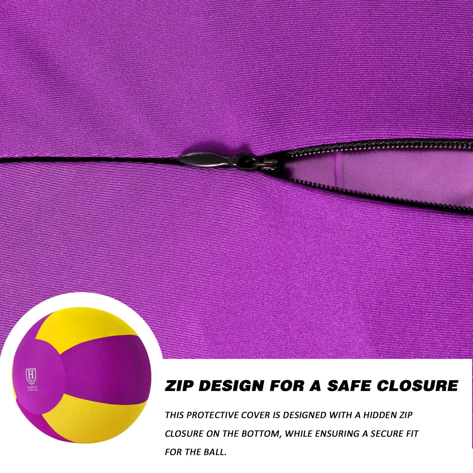 Harrison Howard Howdy Bally Horse Playball Covers Mega Ball Cover For Equine Use Exclusive Fun Patterns Protective Violet Sunris