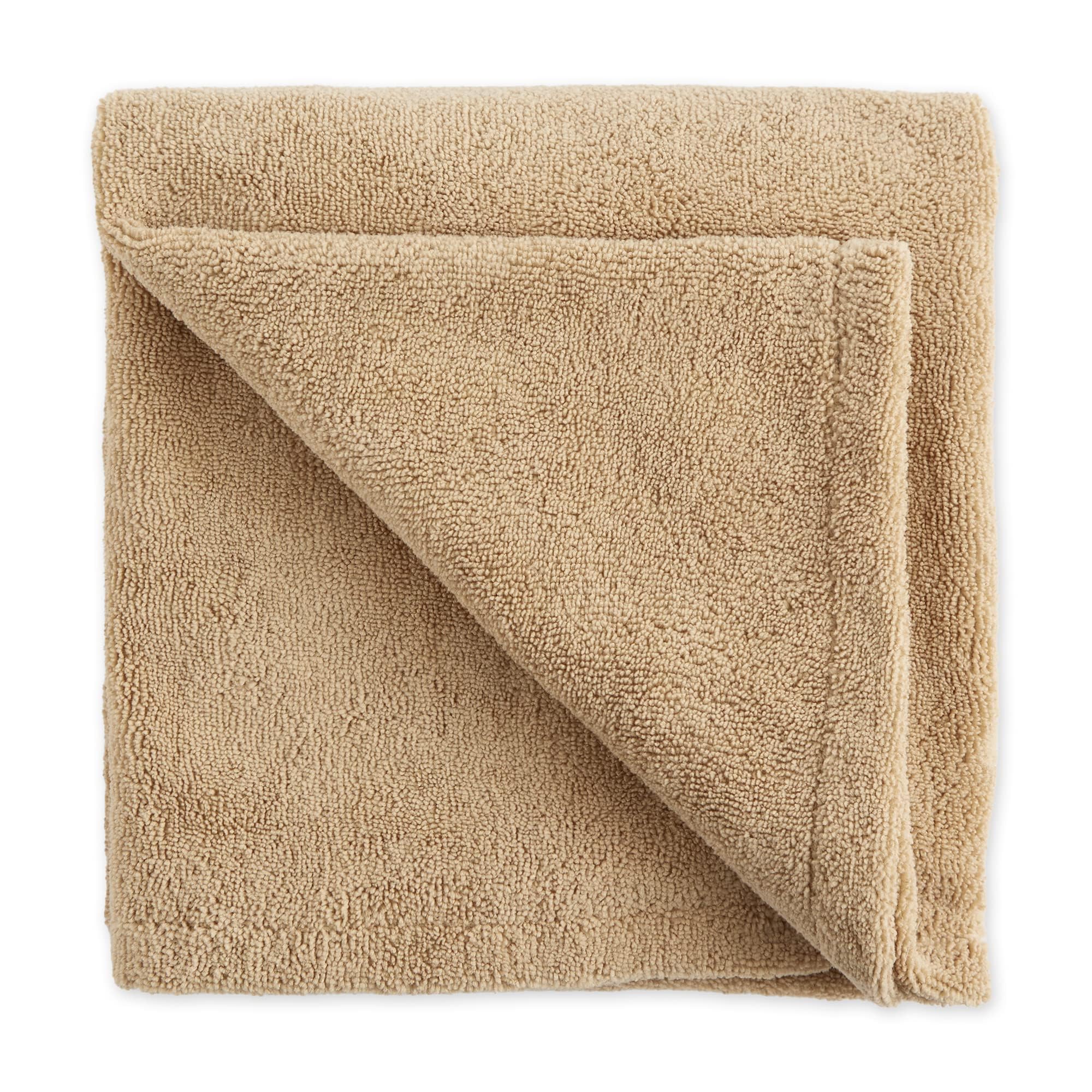Bone Dry Pet Grooming Towel Collection Absorbent Microfiber X-Large, 41X23.5'', Embroidered Taupe